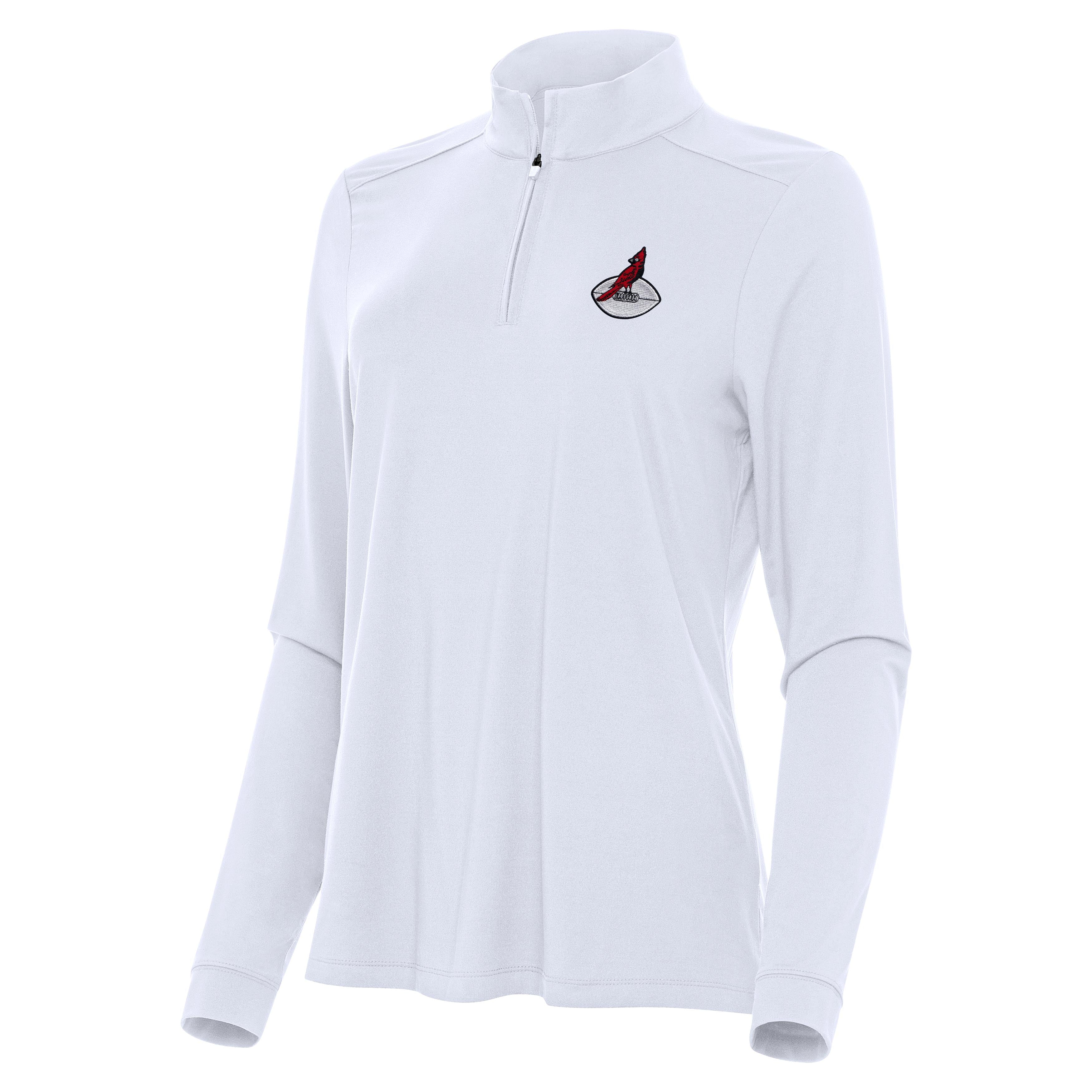 Arizona Cardinals Throwback Womens Intent Quarter Zip Pullover