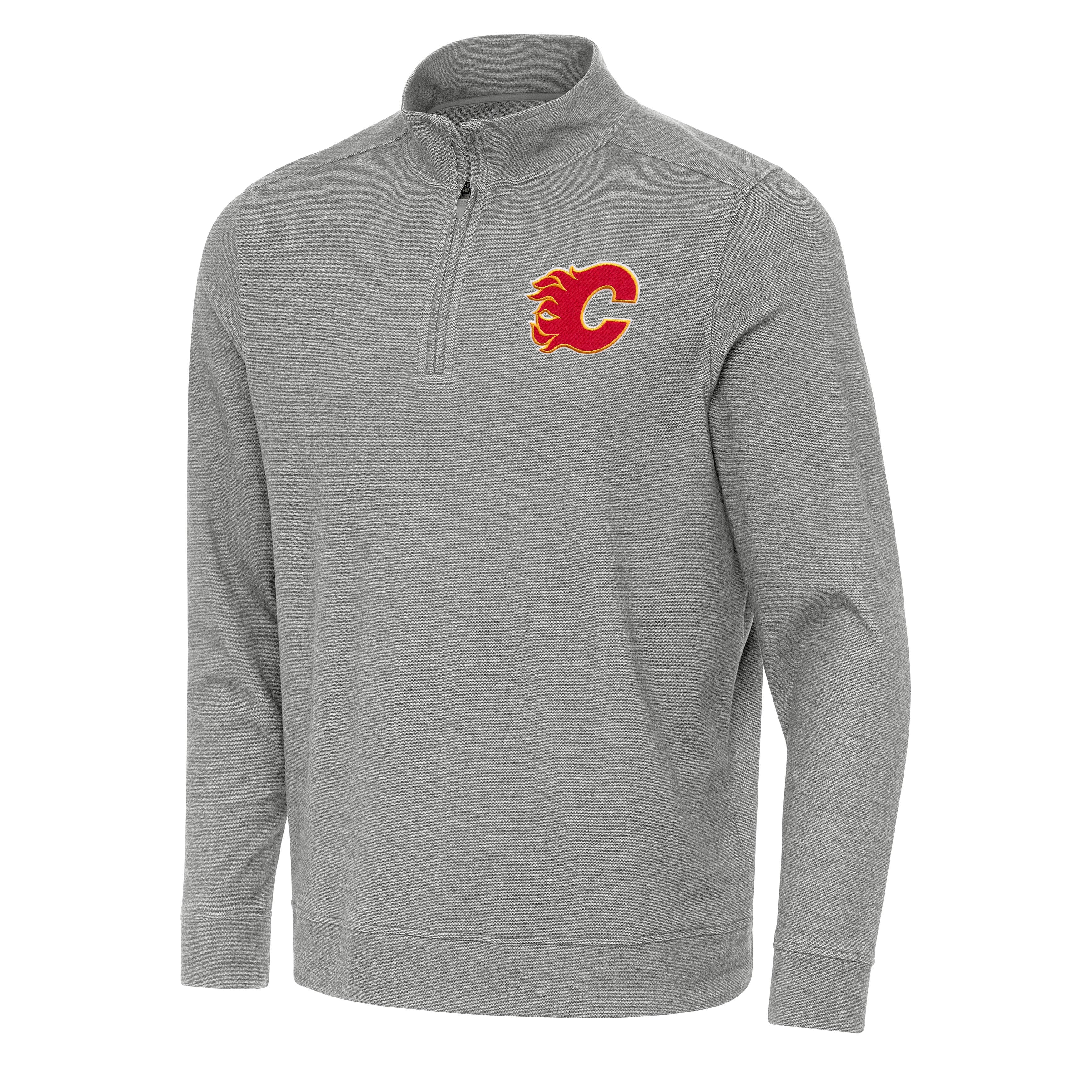 Calgary Flames Subtle Quarter Zip Mock - Image 3