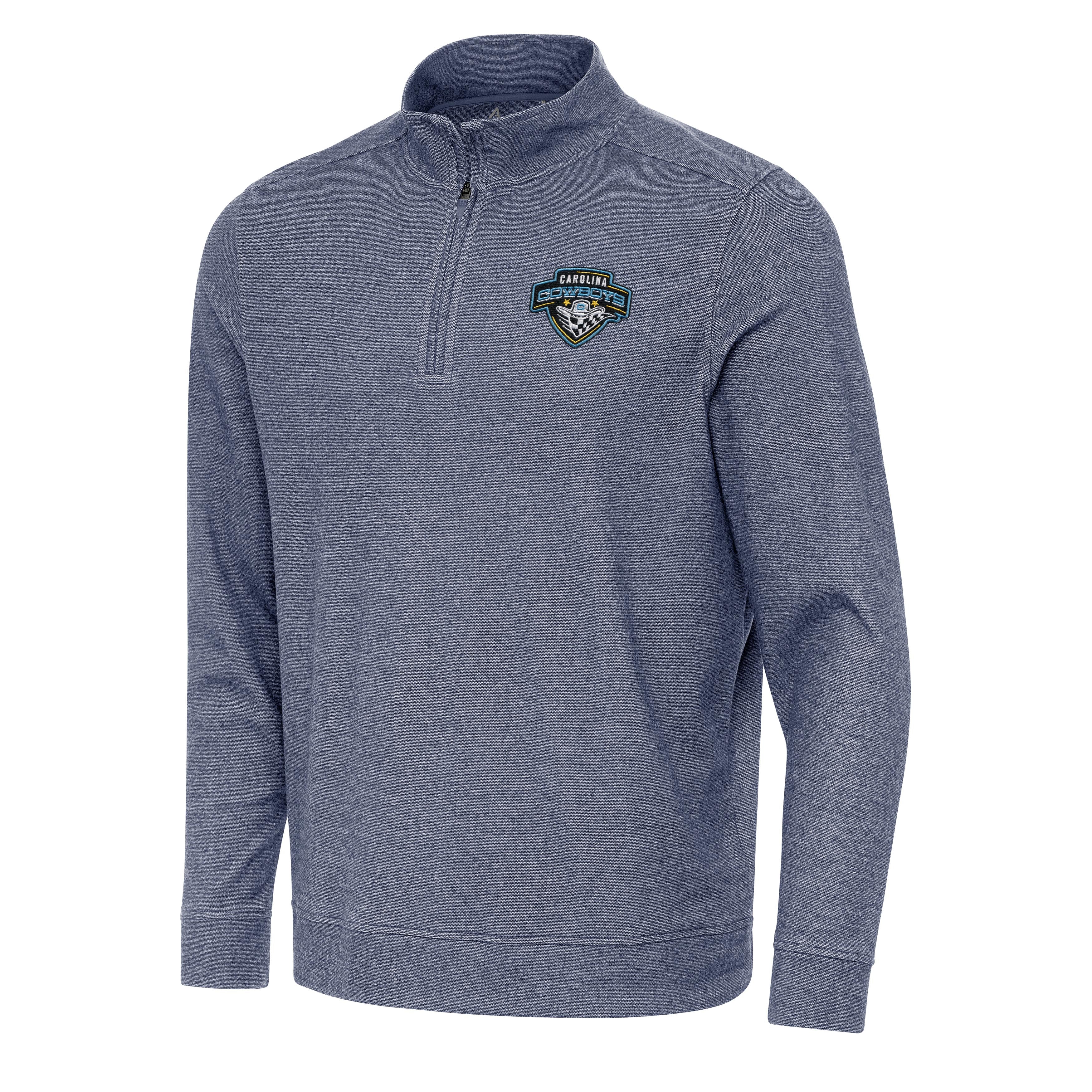 Carolina Cowboys Subtle Quarter Zip Mock