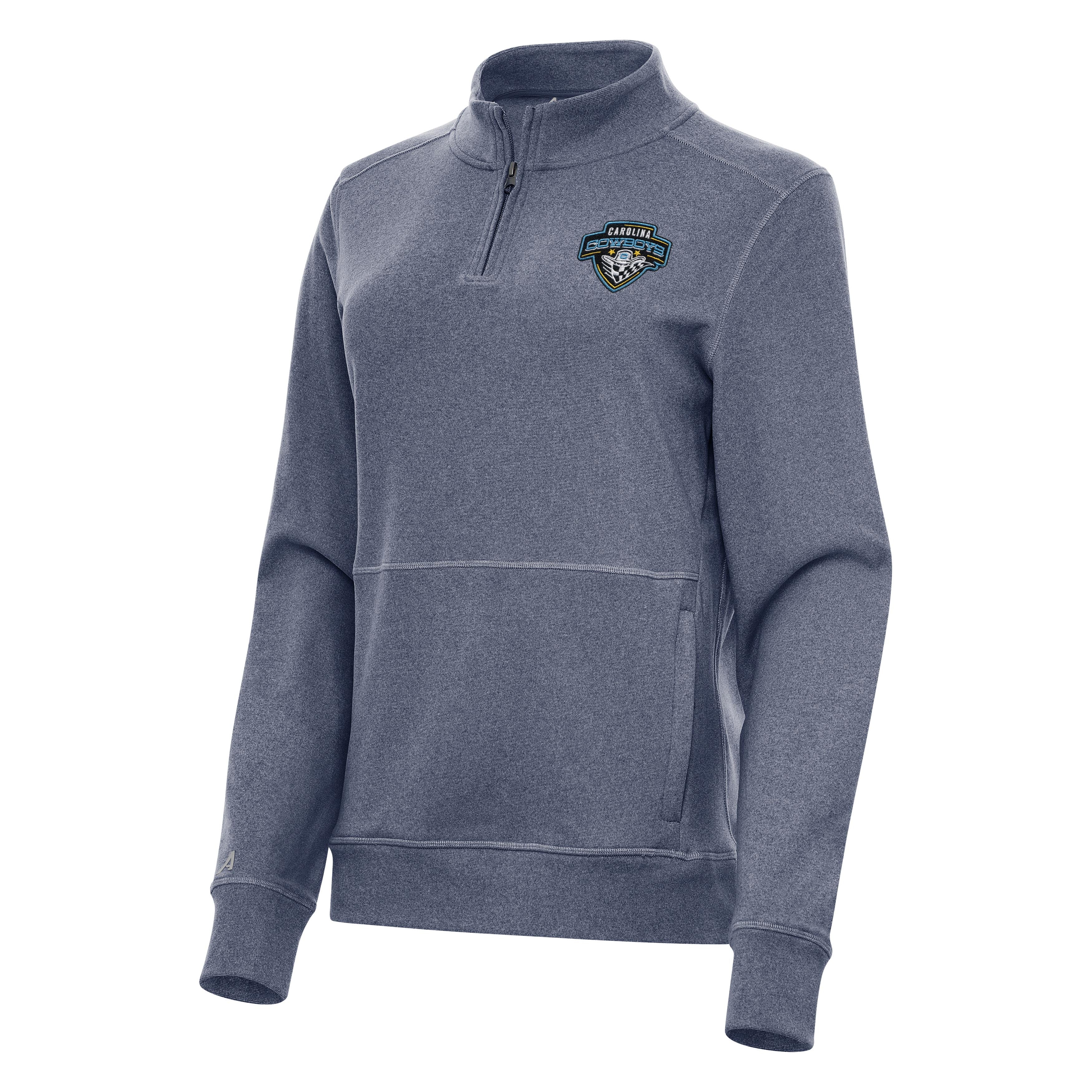 Carolina Cowboys Womens Crush Quarter Zip Pullover