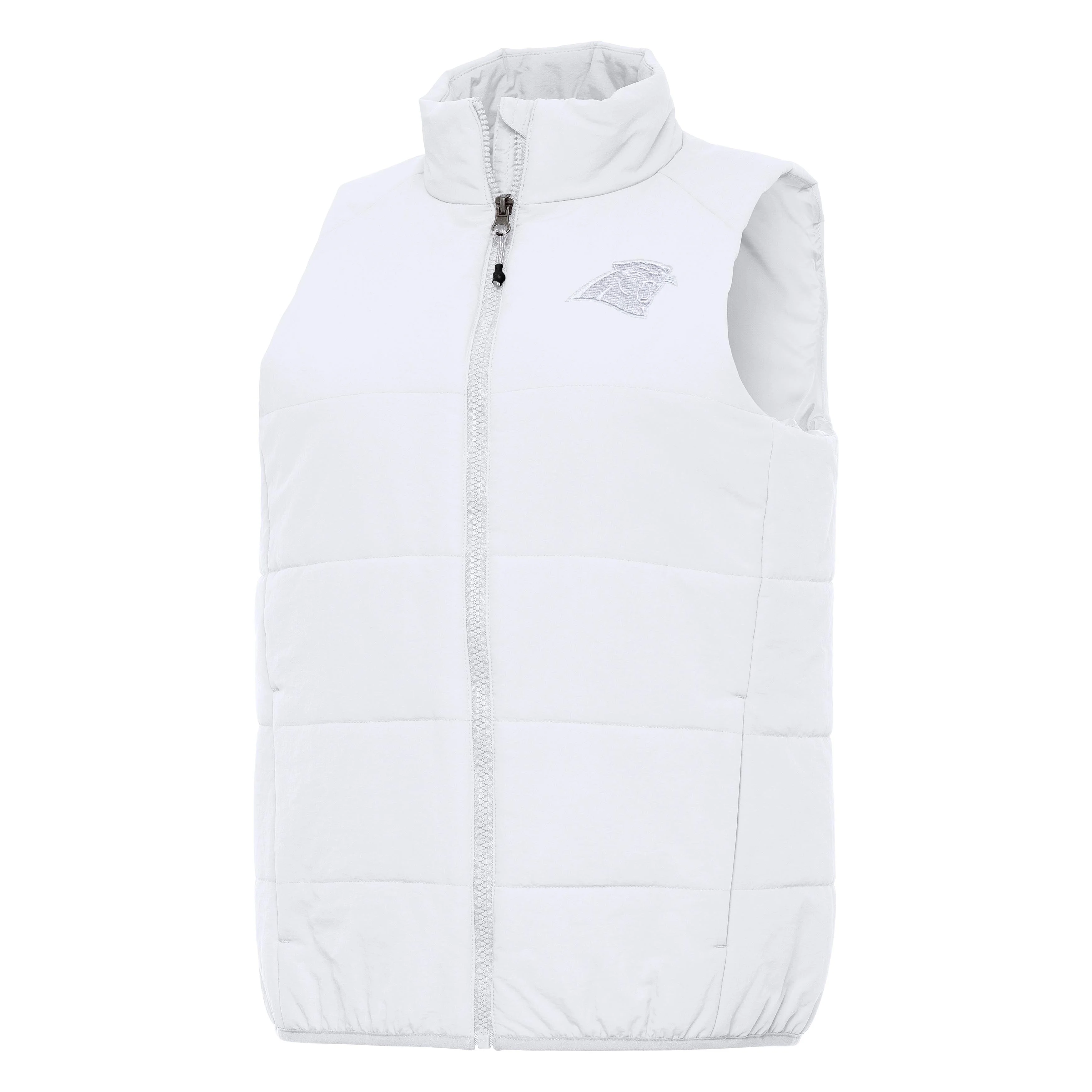 Carolina Panthers Womens Experience White Logo Vest