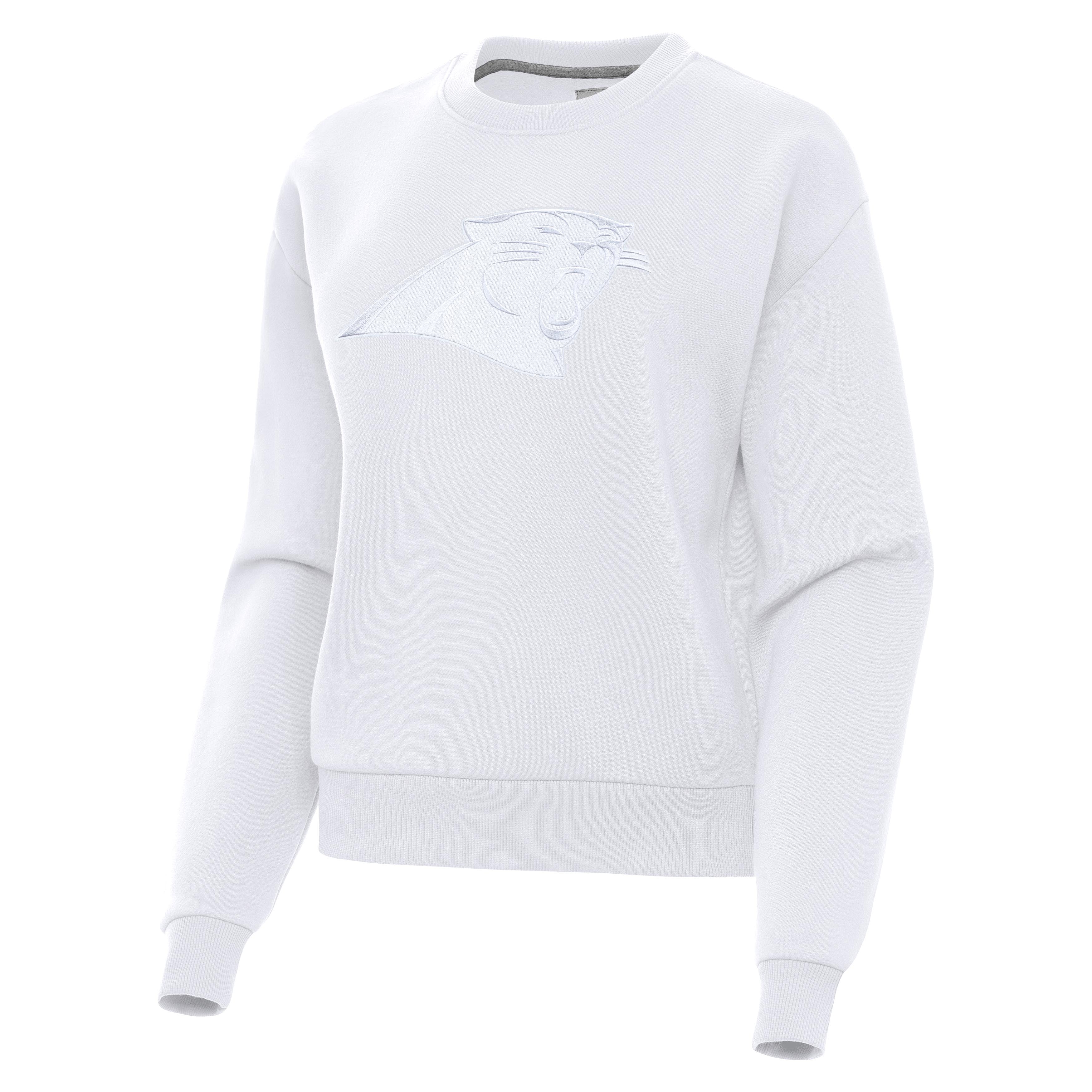 Carolina Panthers Womens Victory Full Front Logo Crew