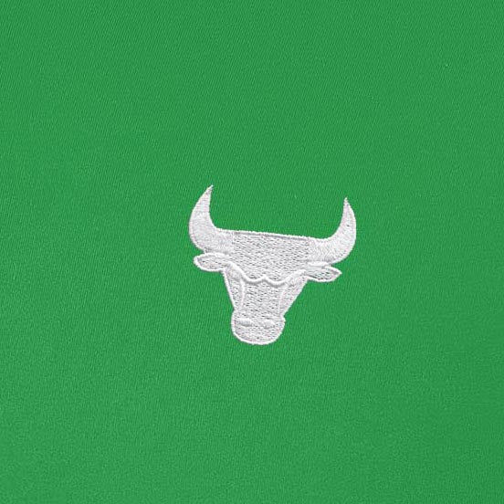 Chicago Bulls Intent St Patricks Day White Logo Quarter Zip Pullover - Image 2