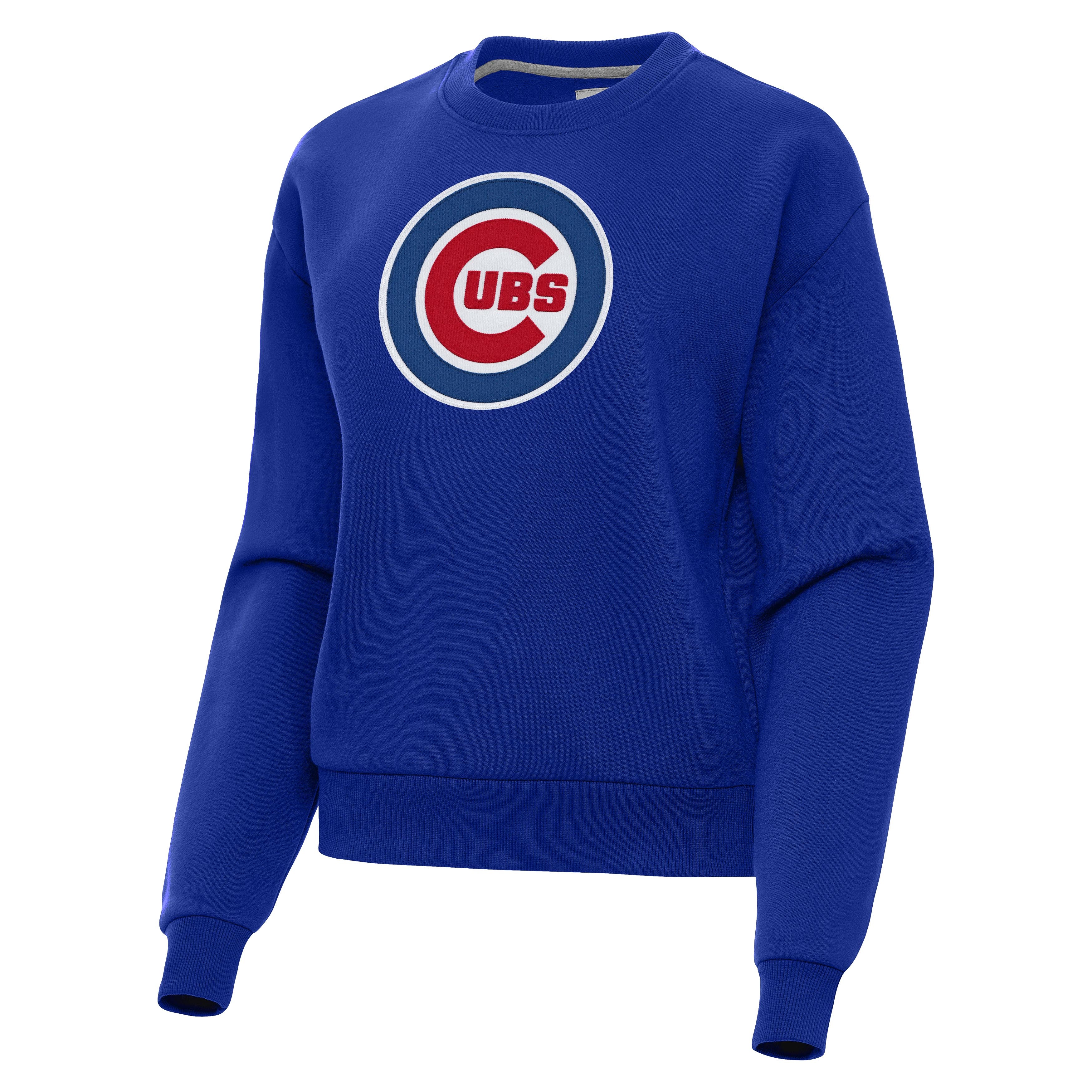 Chicago Cubs Womens Victory Full Front Logo Crew