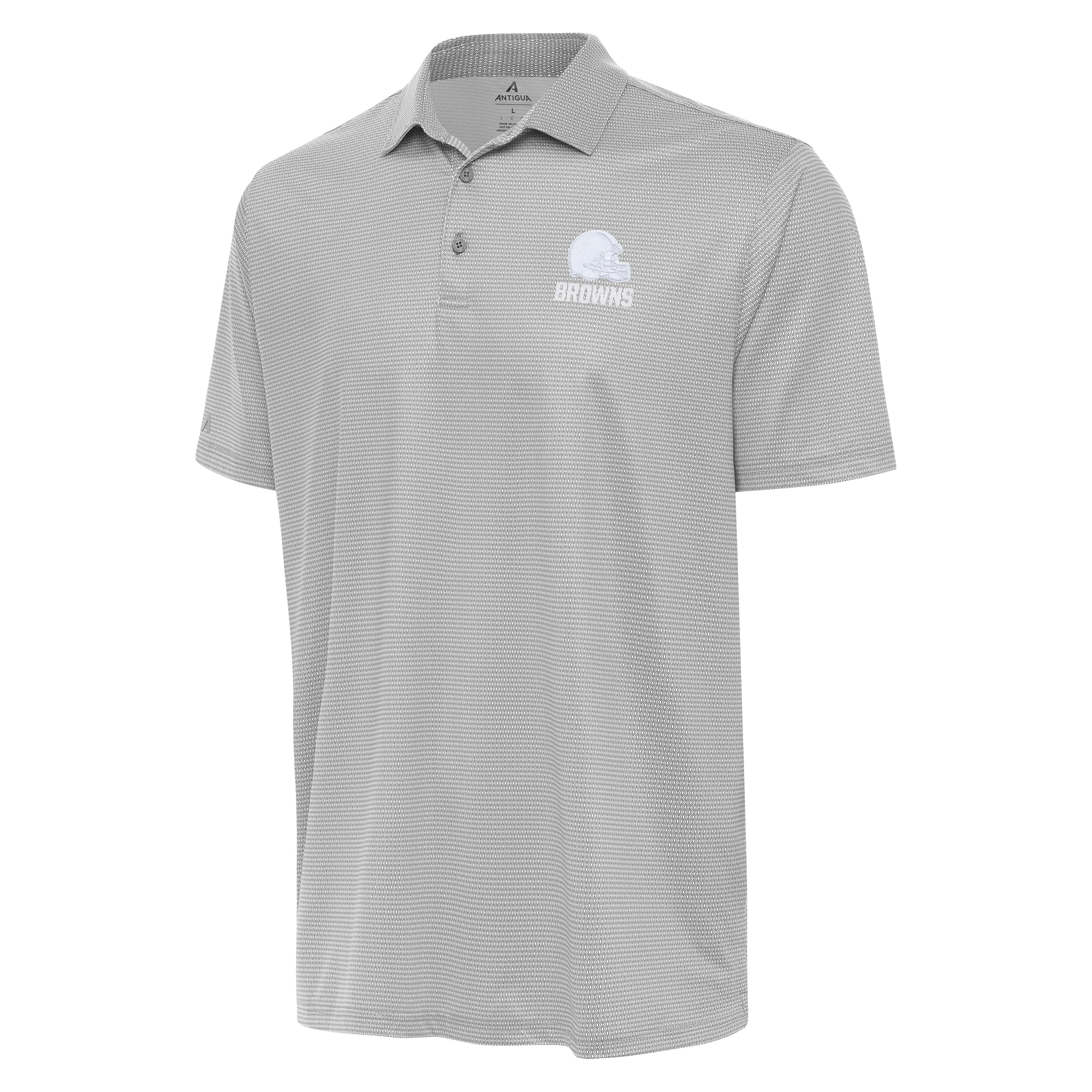 Cleveland Browns Rings White Logo Polo