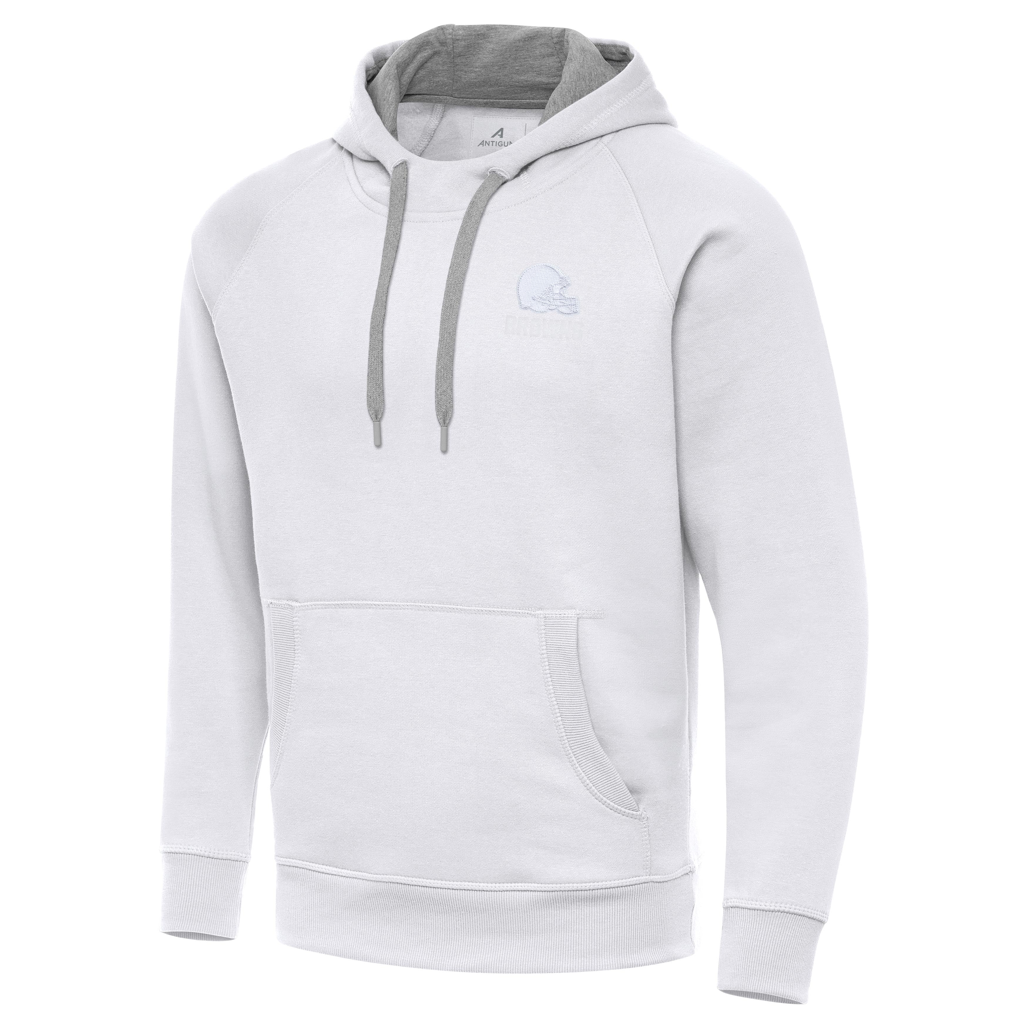 Cleveland Browns Victory White Logo Pullover Hood