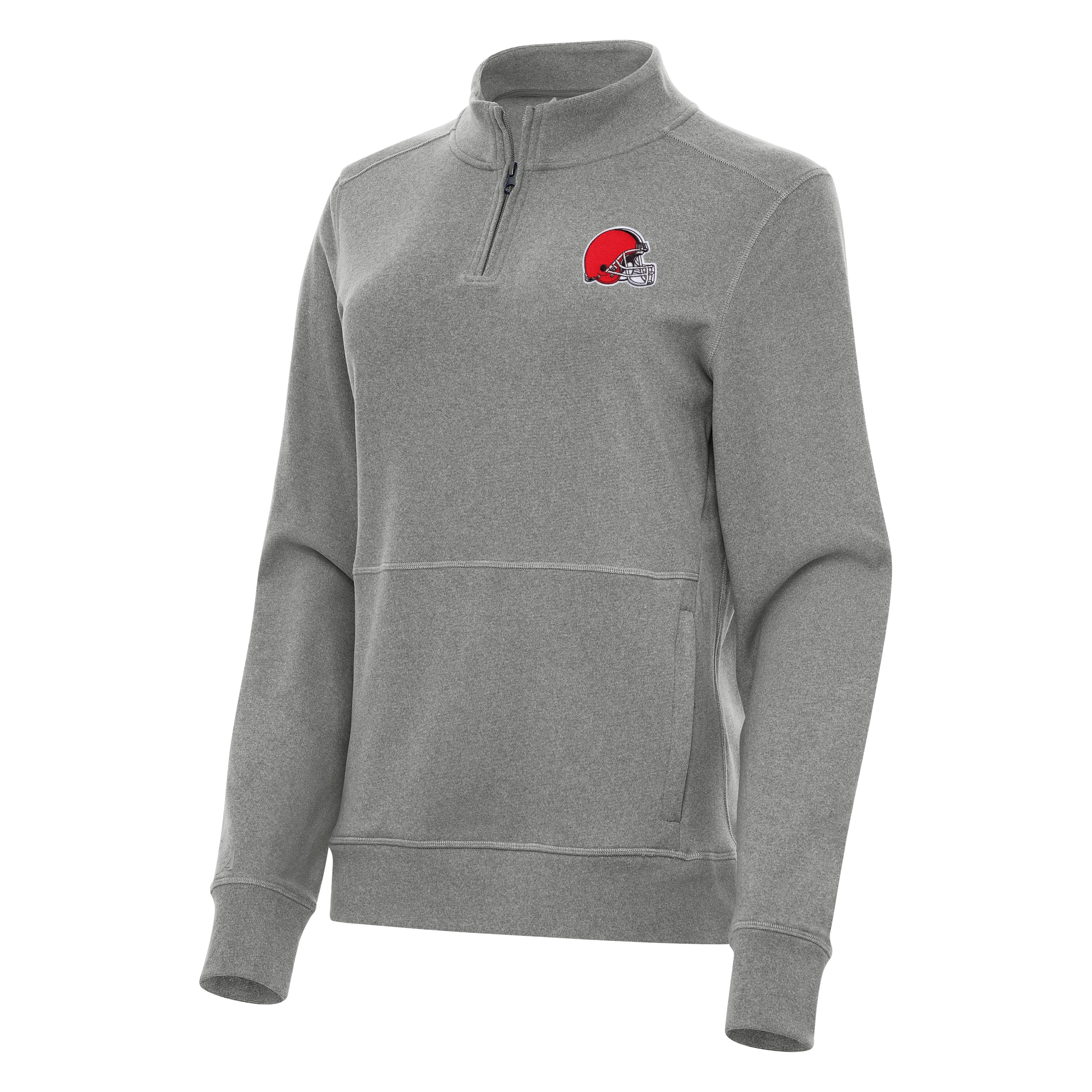 Cleveland Browns Womens Crush Quarter Zip Pullover