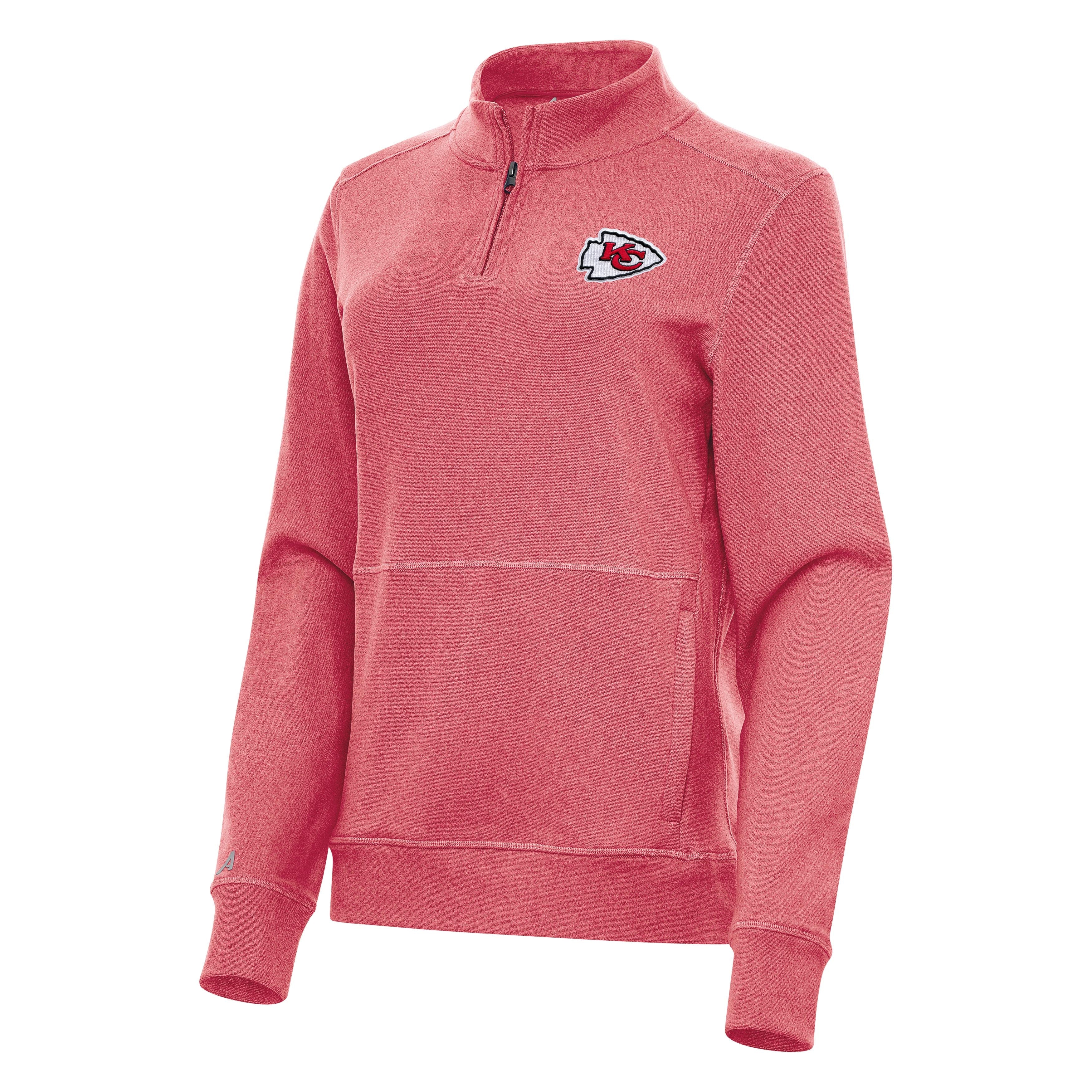 Kansas City Chiefs Womens Crush Quarter Zip Pullover
