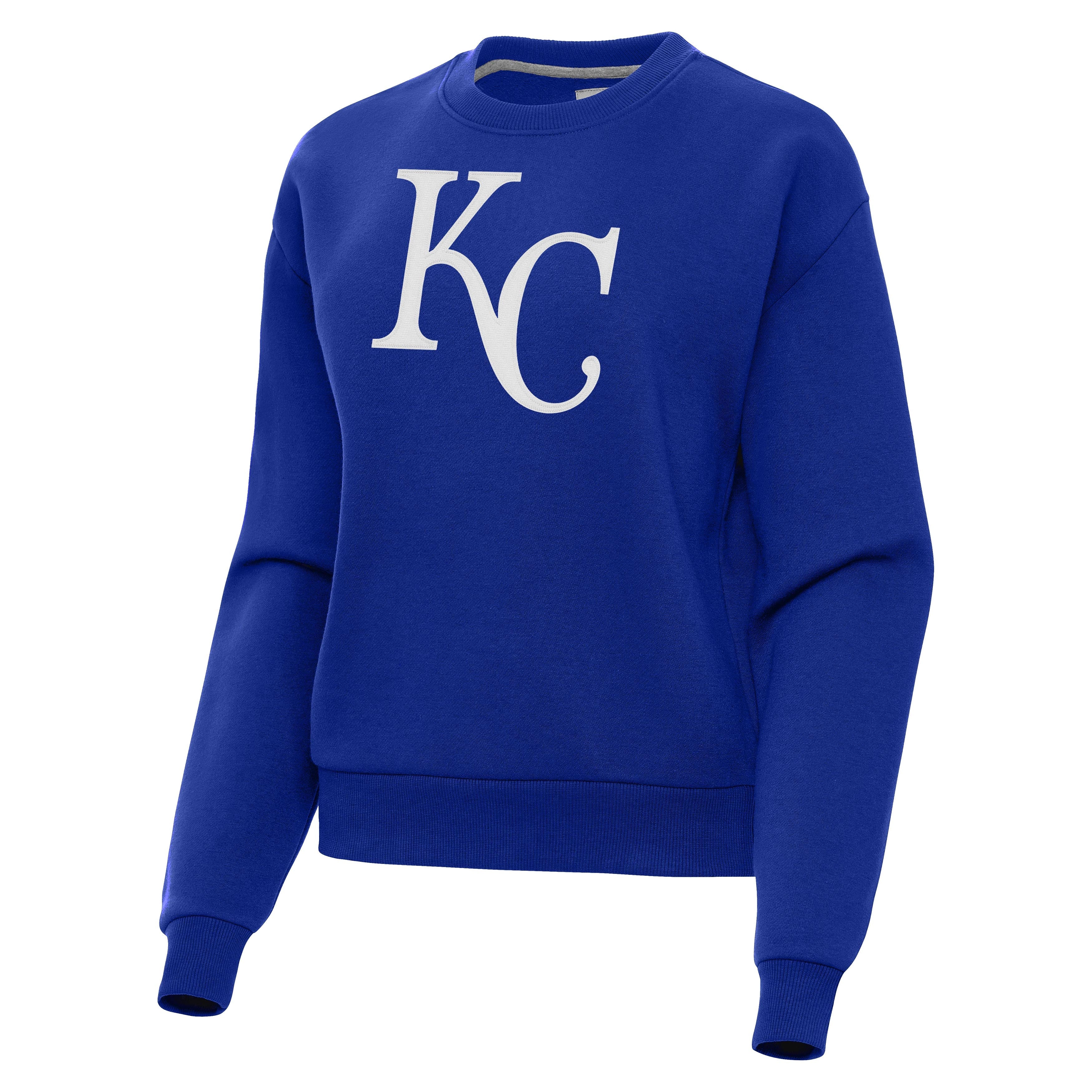 Kansas City Royals Womens Victory Full Front Logo Crew