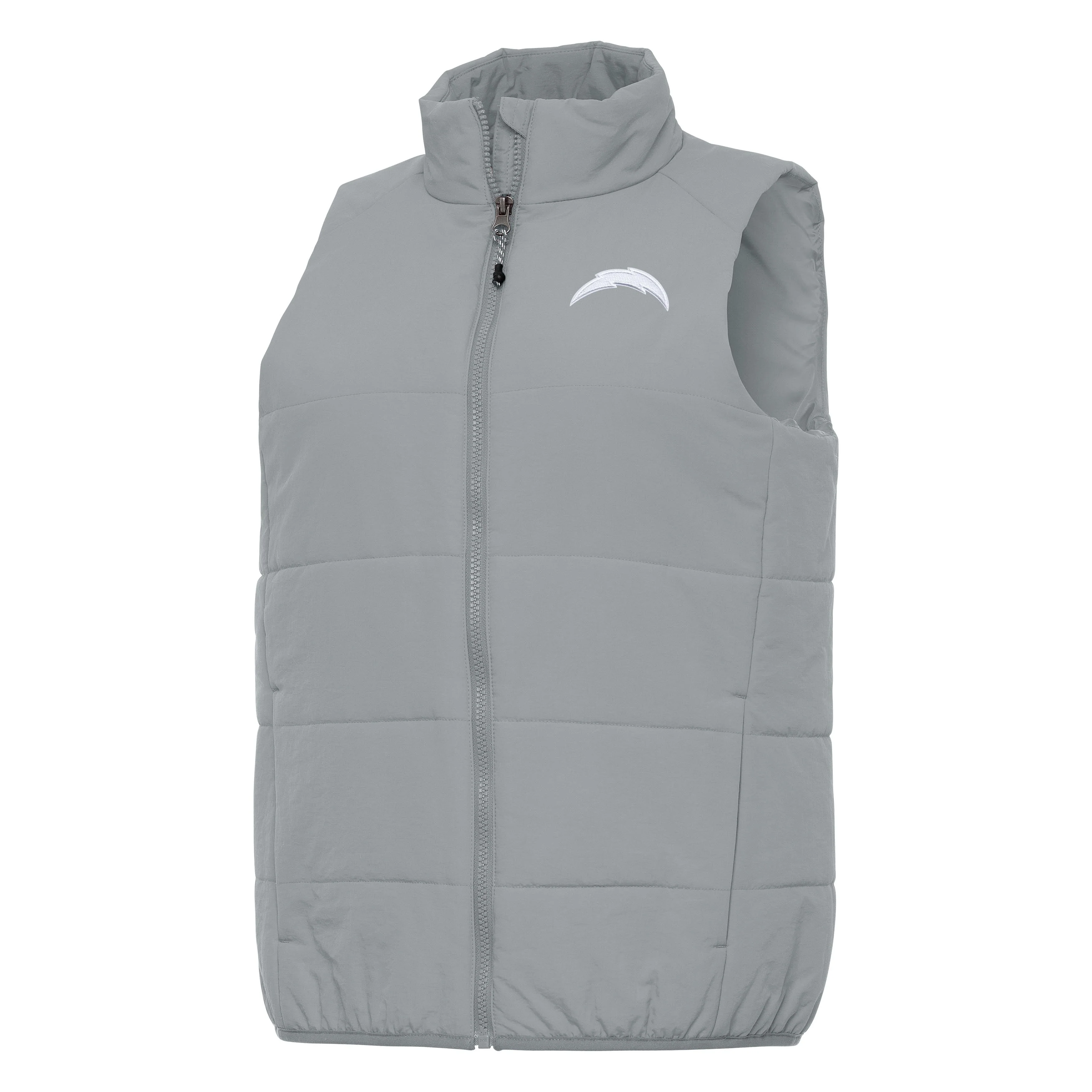 Los Angeles Chargers Womens Experience White Logo Full Zip Vest - Image 2