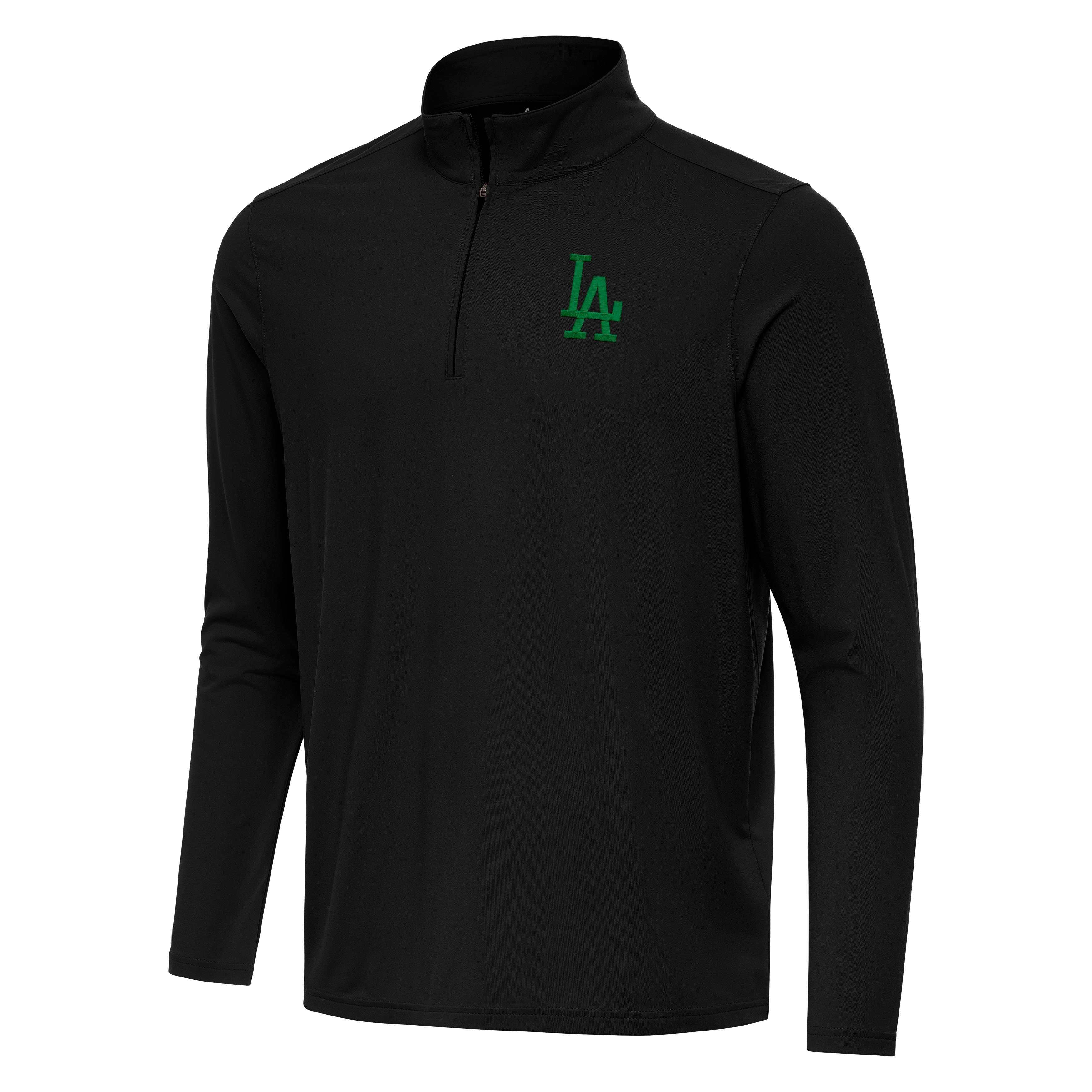 Los Angeles Dodgers Intent St Patricks Day Quarter Zip Pullover
