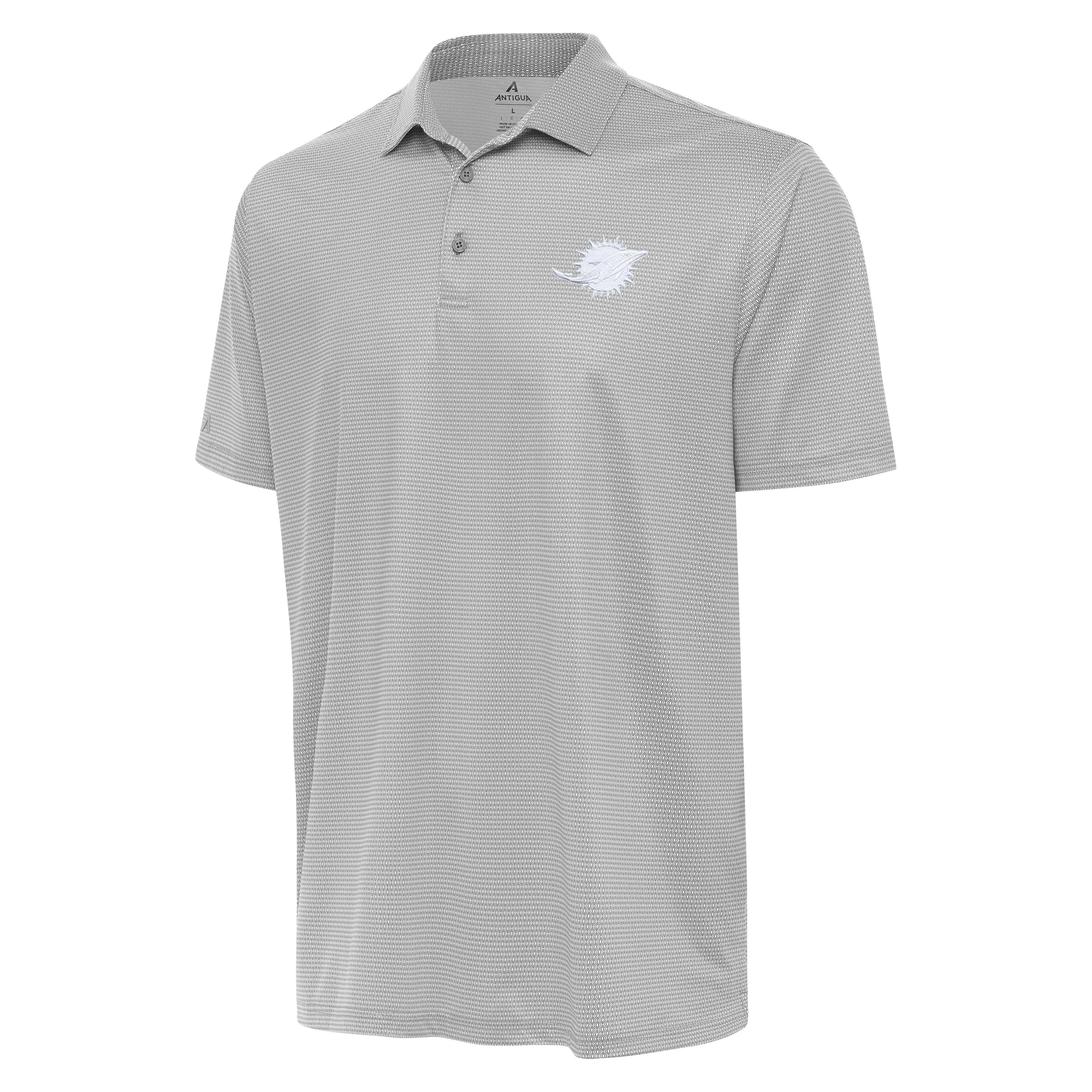 Miami Dolphins Rings White Logo Polo