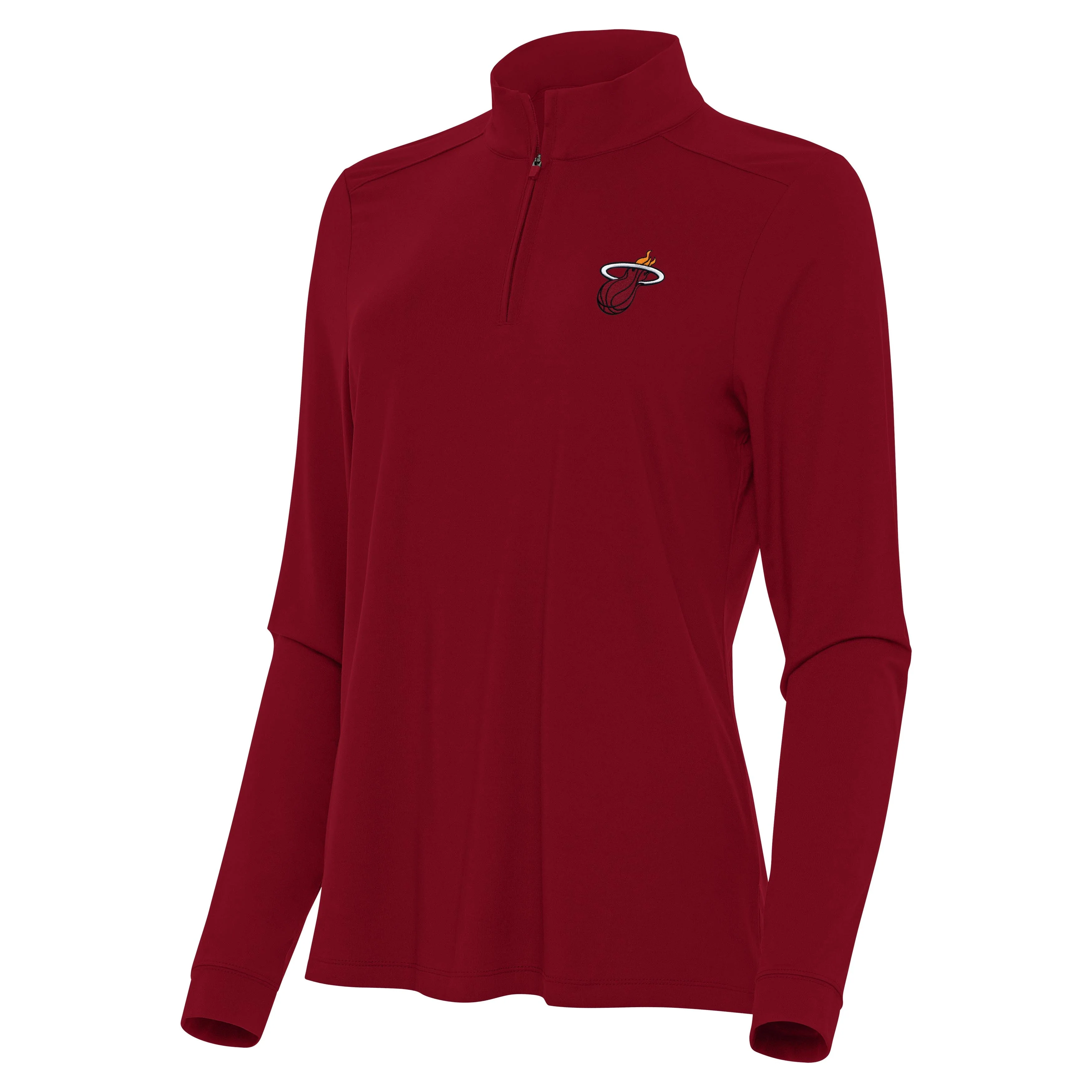 Miami Heat Womens Intent Quarter Zip Pullover - Image 3