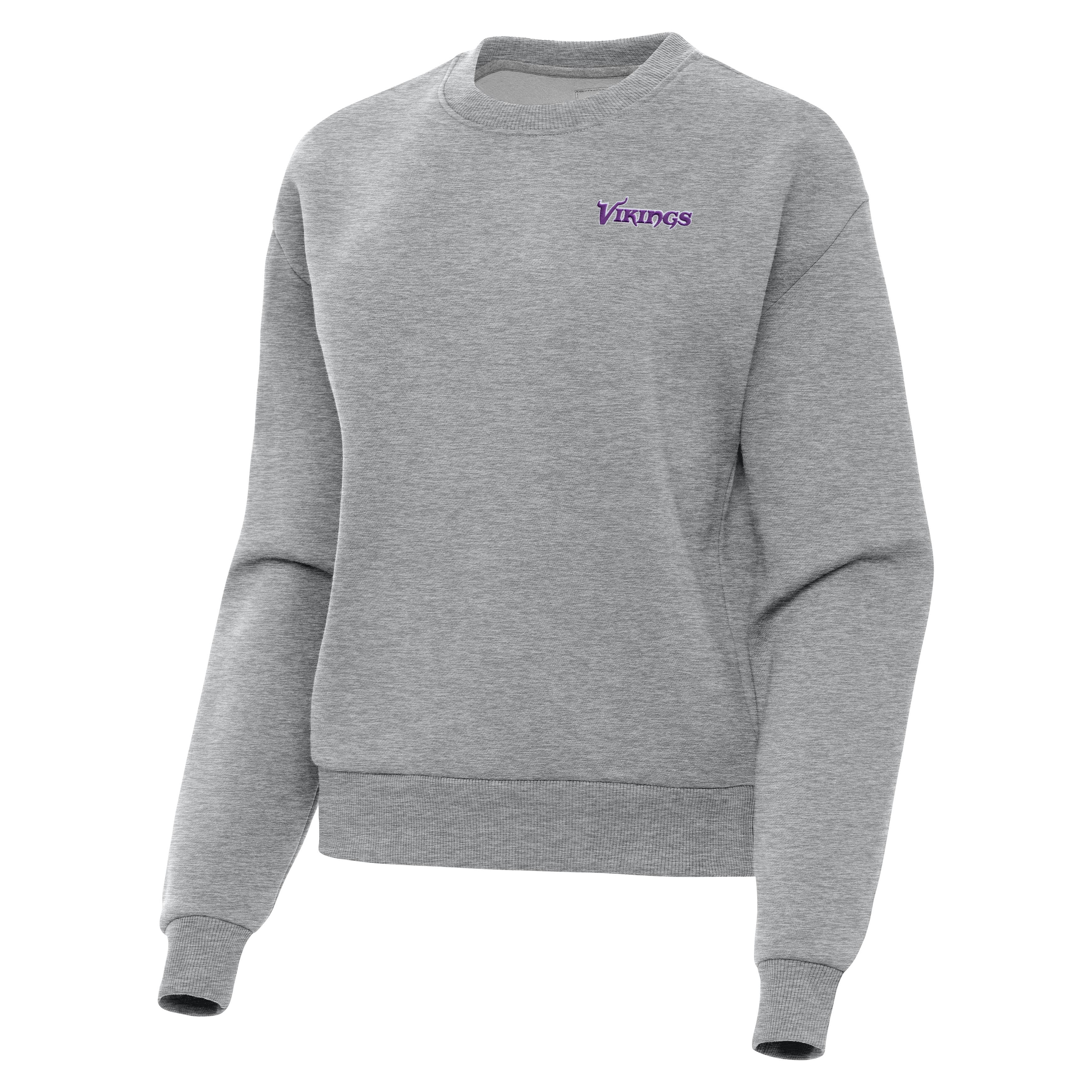 Minnesota Vikings Throwback Womens Victory Crew - Image 2