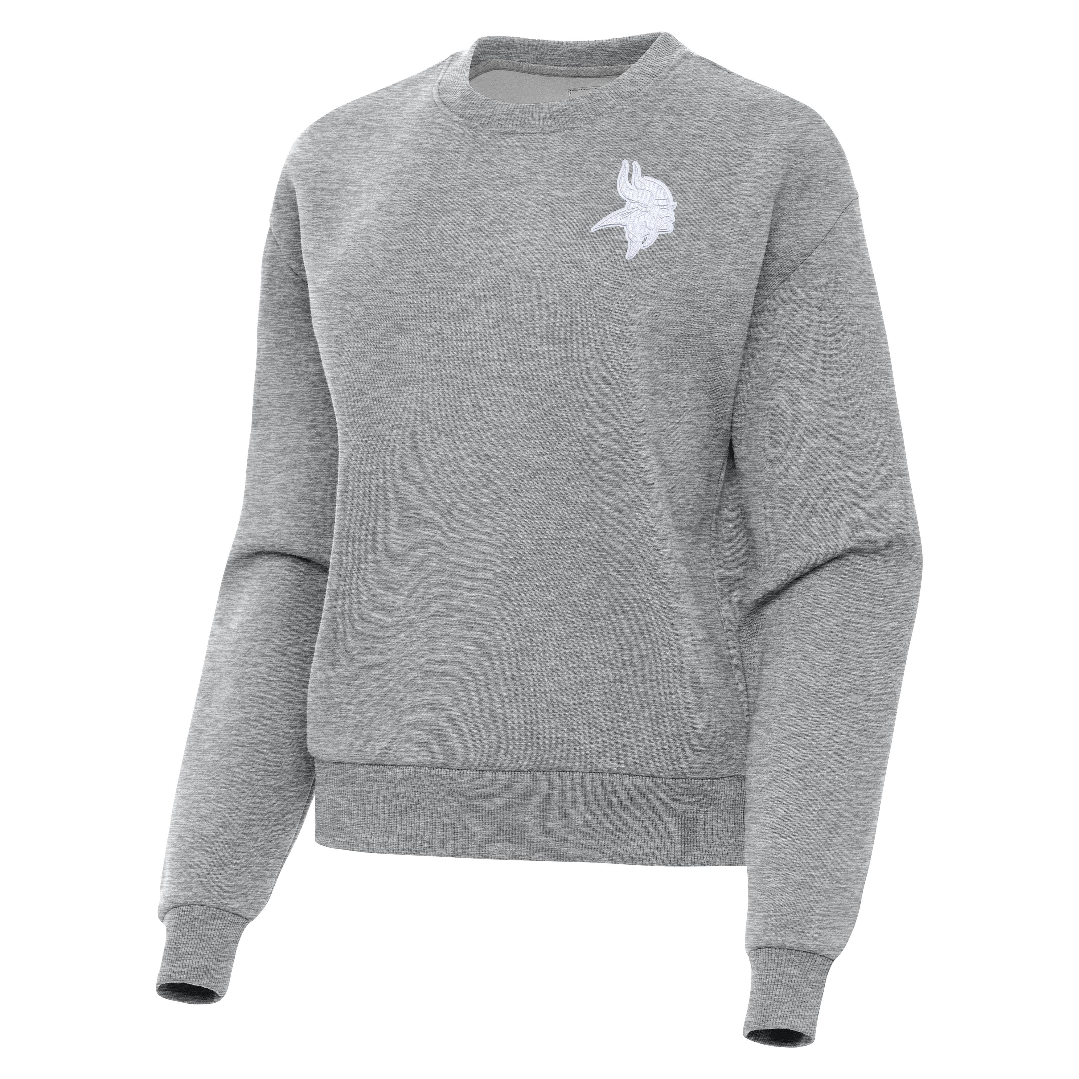 Minnesota Vikings Womens Victory White Logo Crew - Image 2