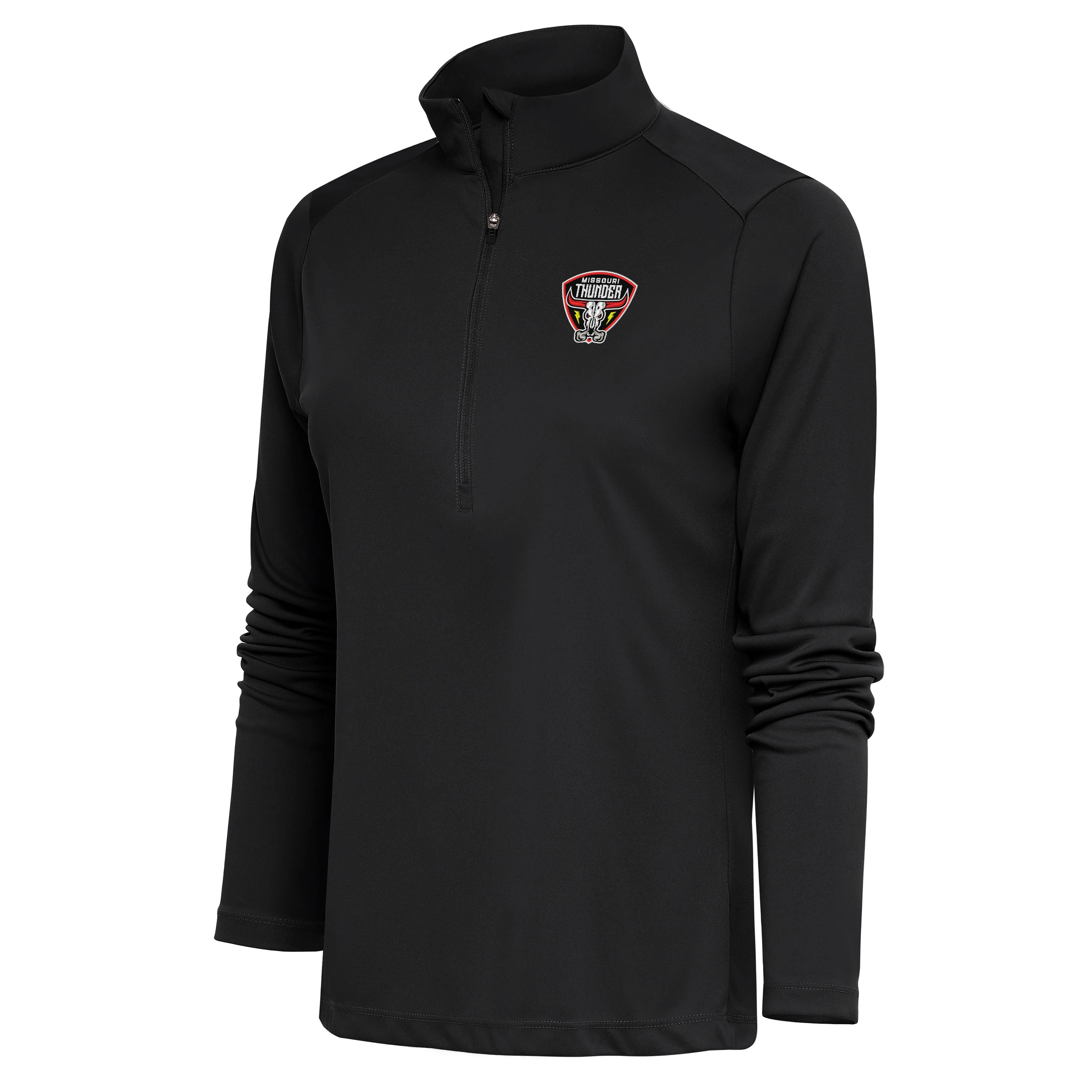 Missouri Thunder Tribute Womens Quarter Zip Pullover - Image 4