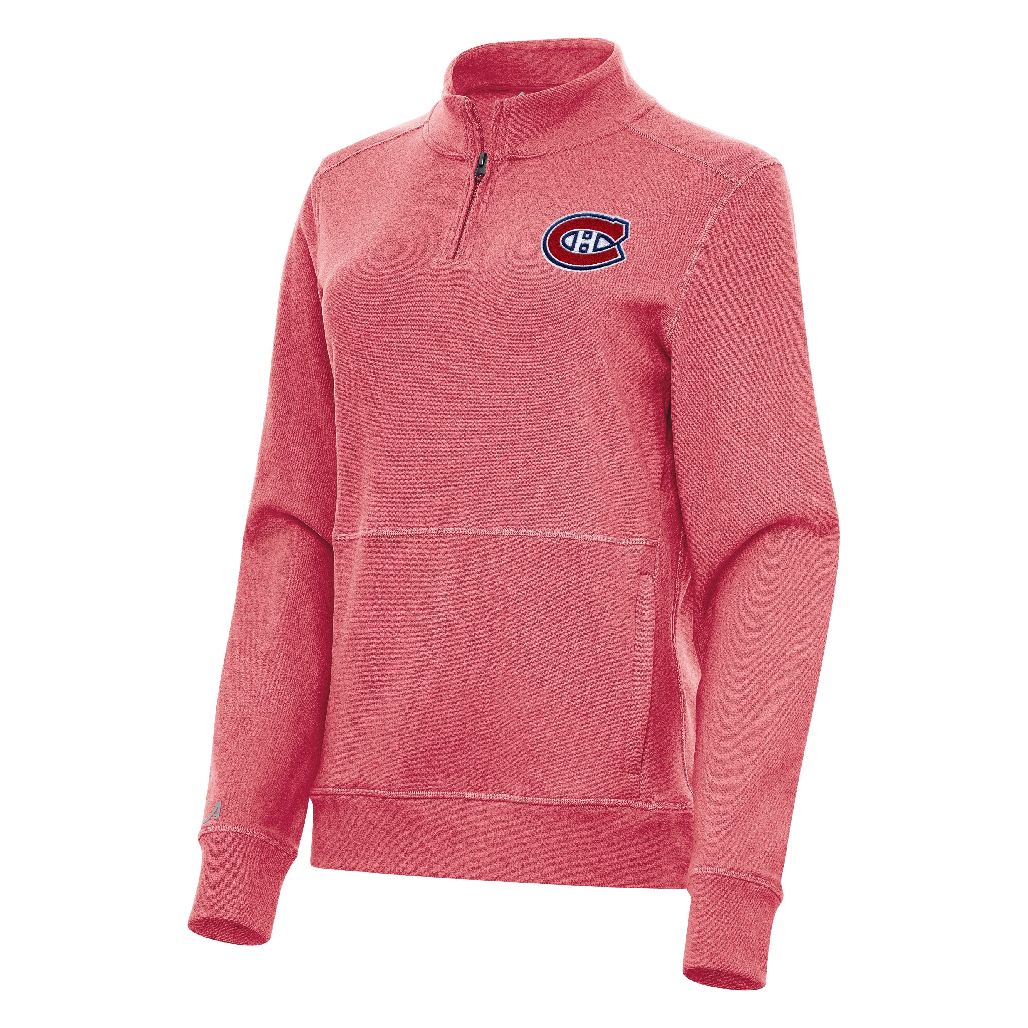 Montreal Canadiens Womens Crush Quarter Zip Pullover - Image 3