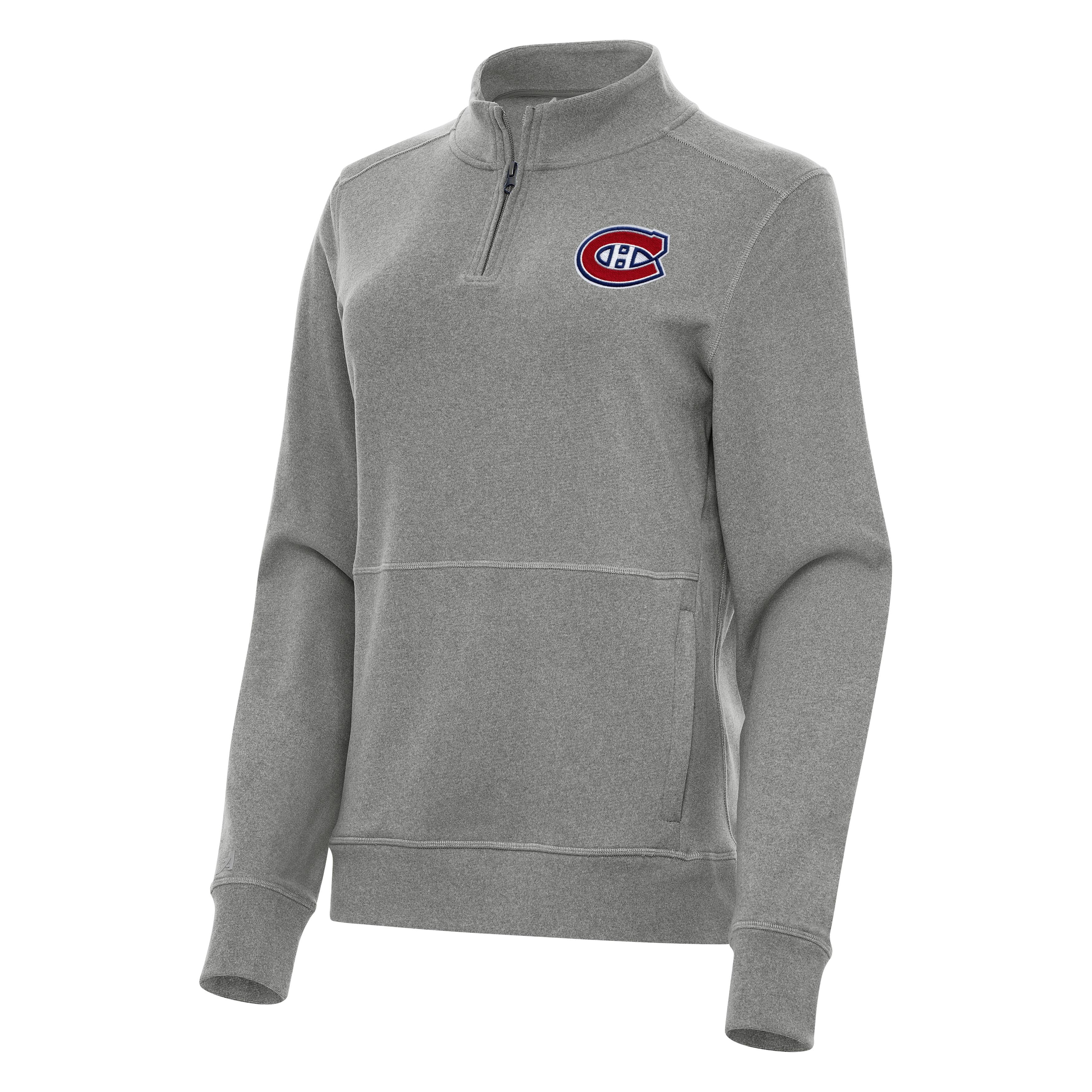 Montreal Canadiens Womens Crush Quarter Zip Pullover - Image 4