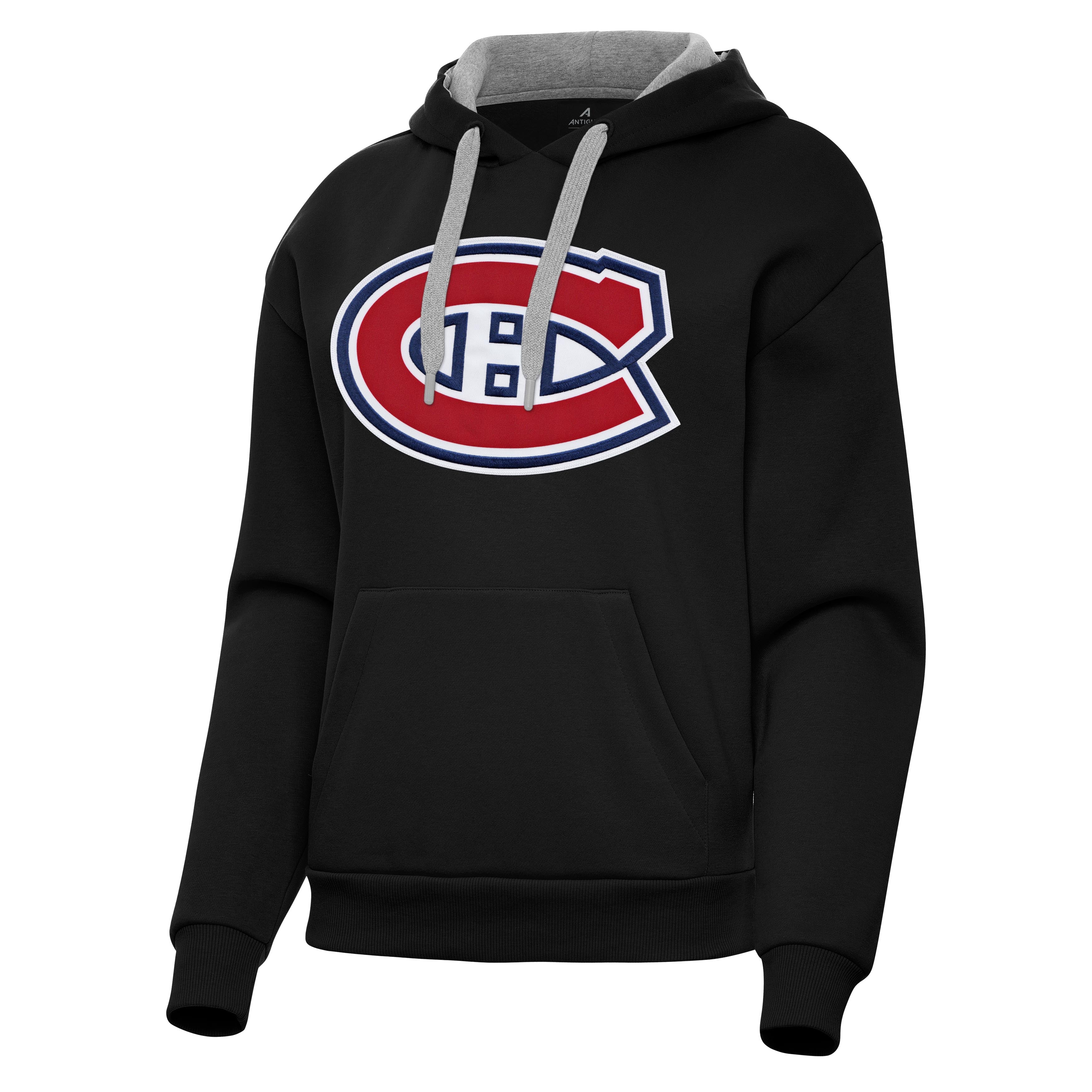Montreal Canadiens Womens Victory Full Front Logo Pullover Hood - Image 3