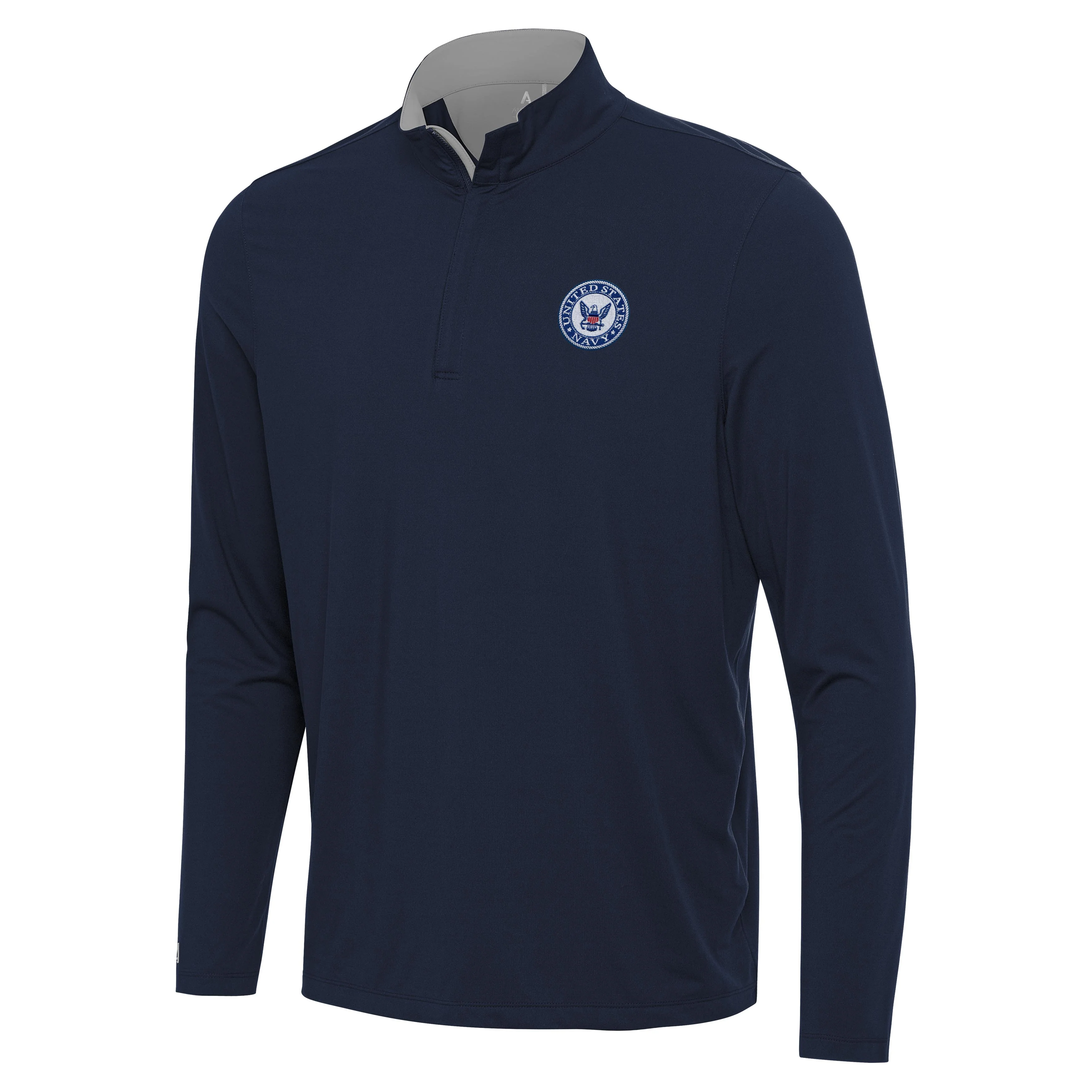 Navy Content Quarter Zip Pullover