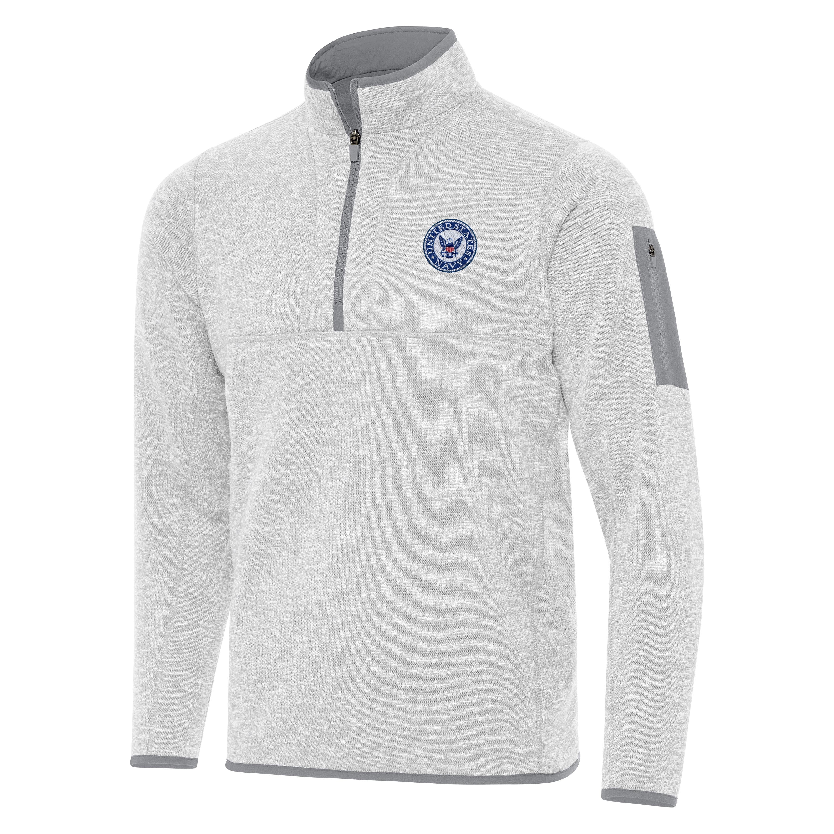 Navy Fortune Quarter Zip Mock - Image 5