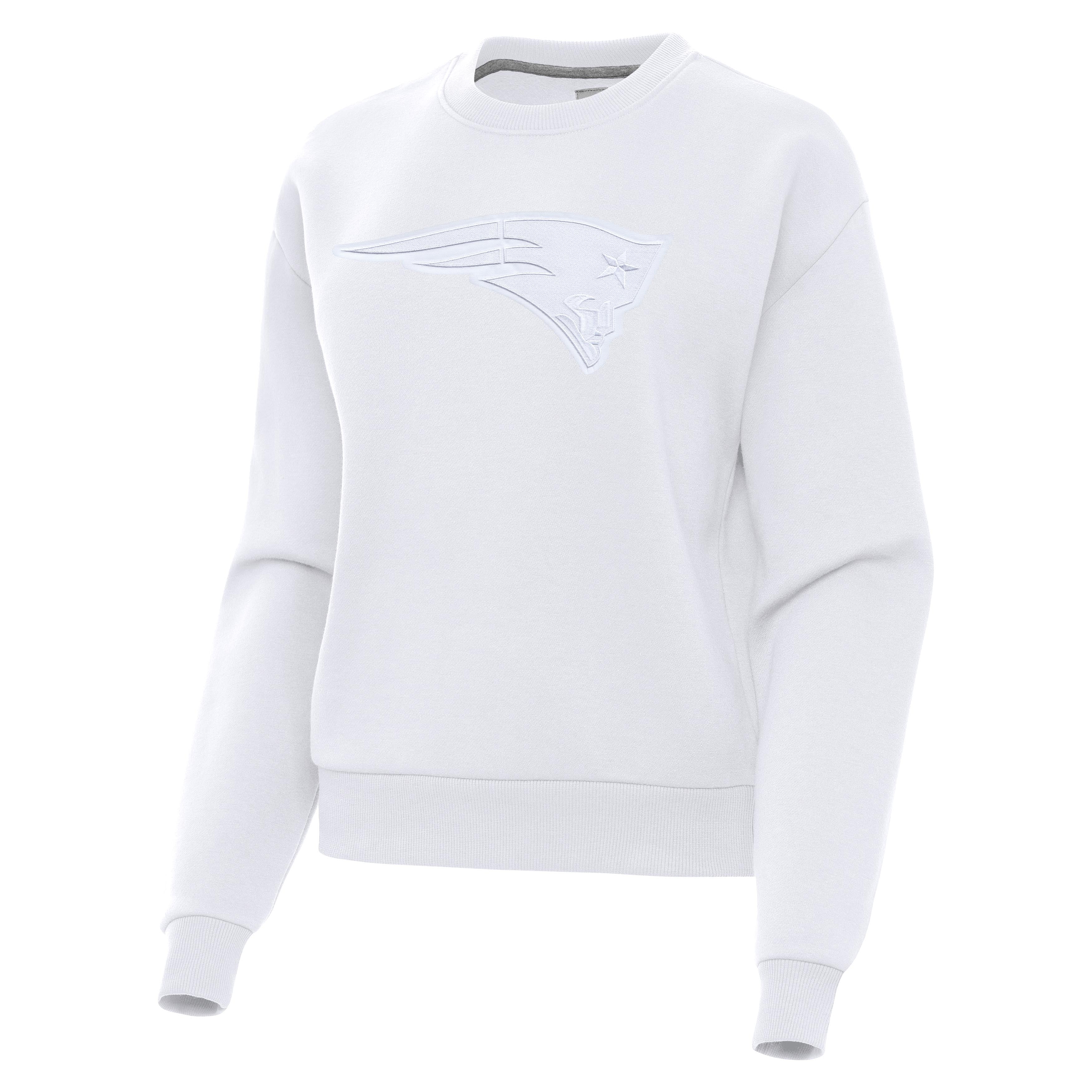 New England Patriots Womens Victory Full Front Logo Crew