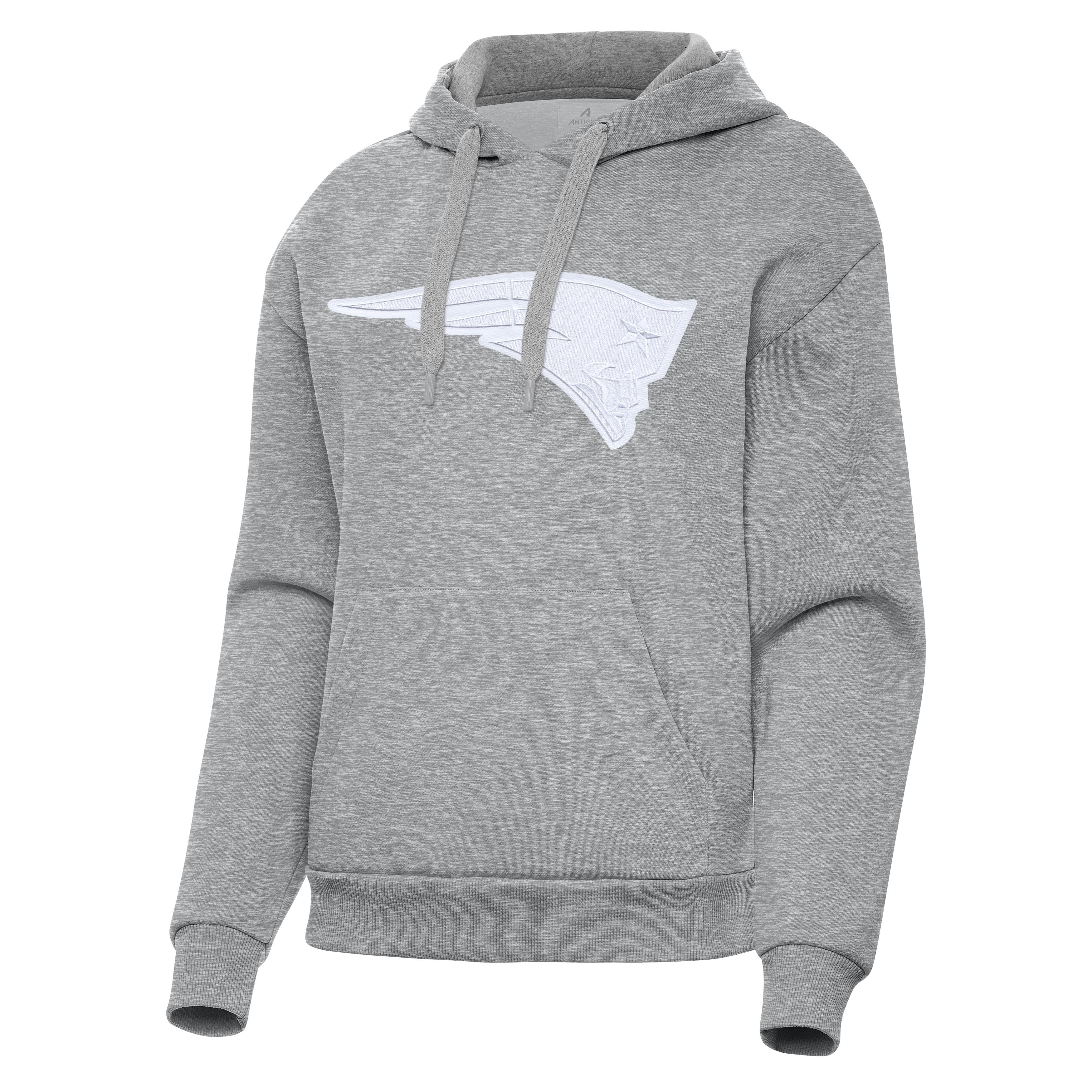 New England Patriots Womens Victory Full Front Logo Pullover Hood - Image 2