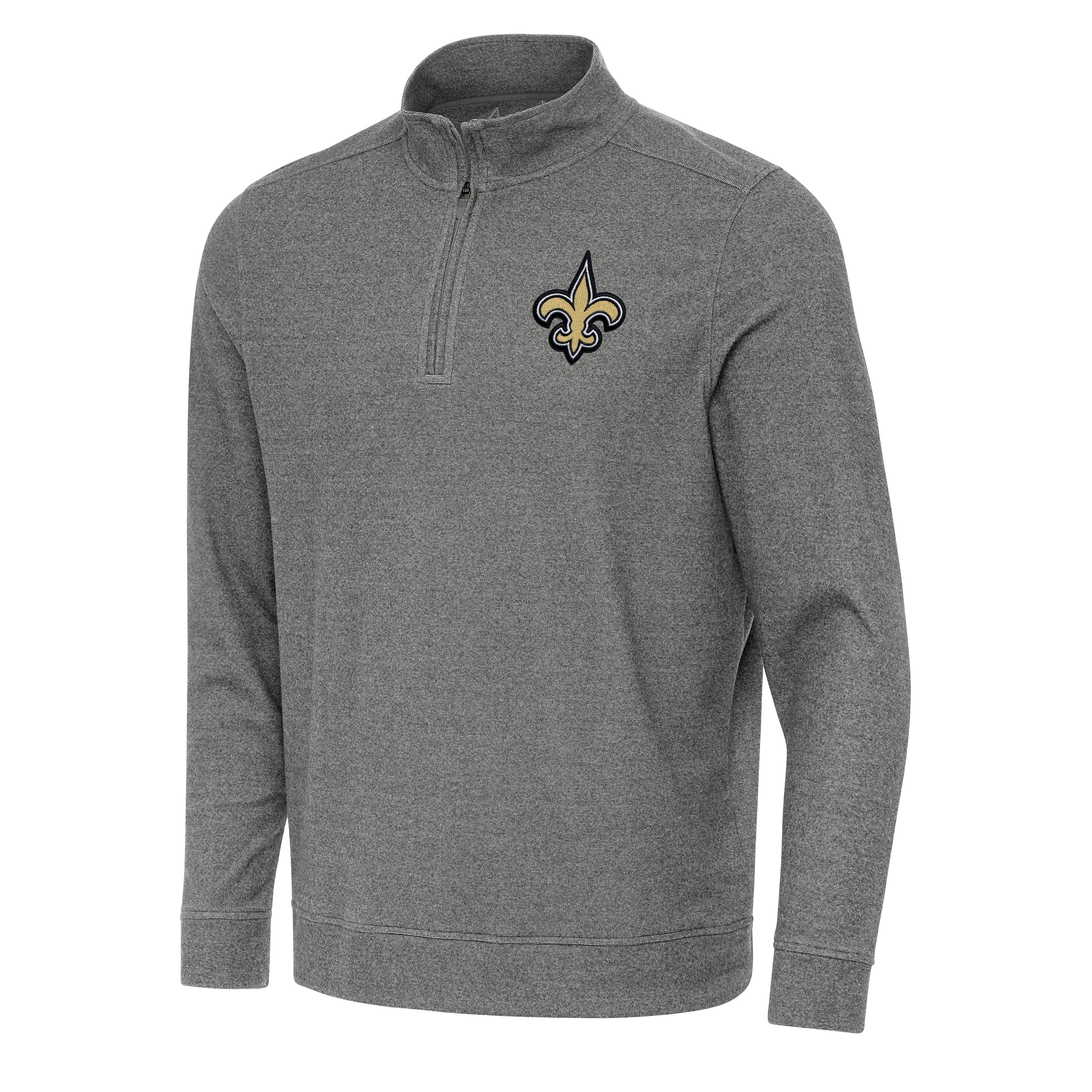 New Orleans Saints Subtle Quarter Zip Mock