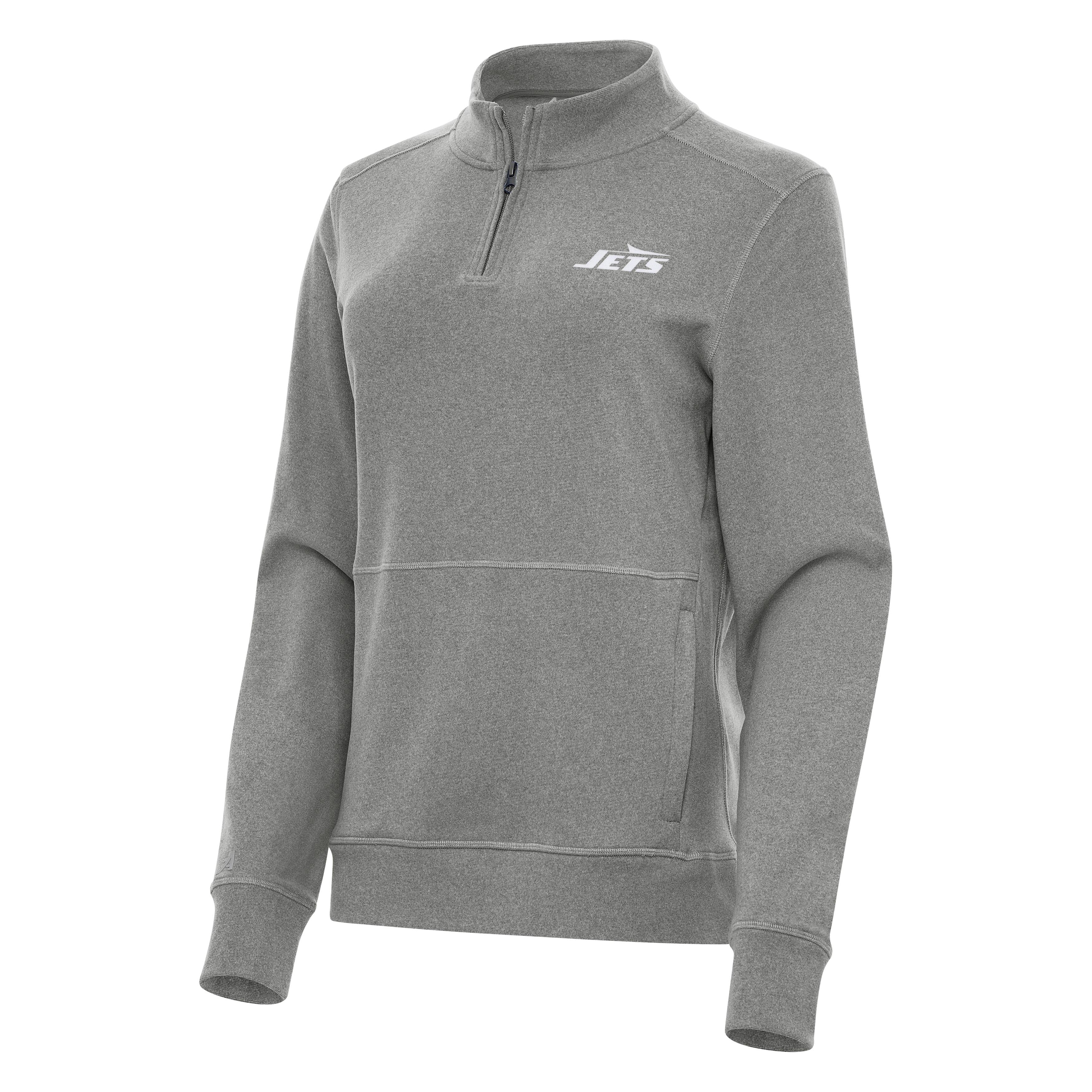 New York Jets Womens Crush Quarter Zip Pullover