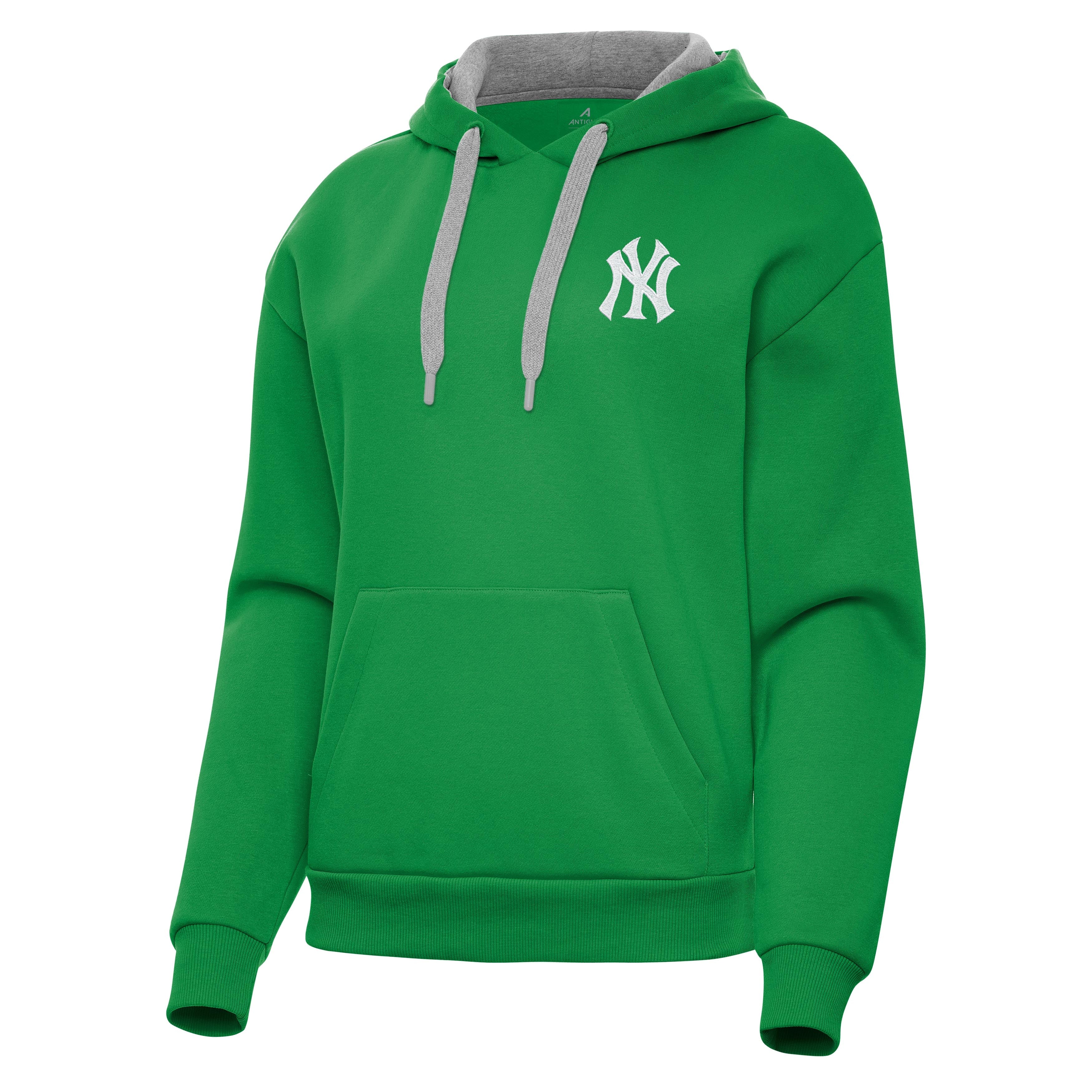 New York Yankees Womens Victory St Patricks Day White Logo Pullover Hood