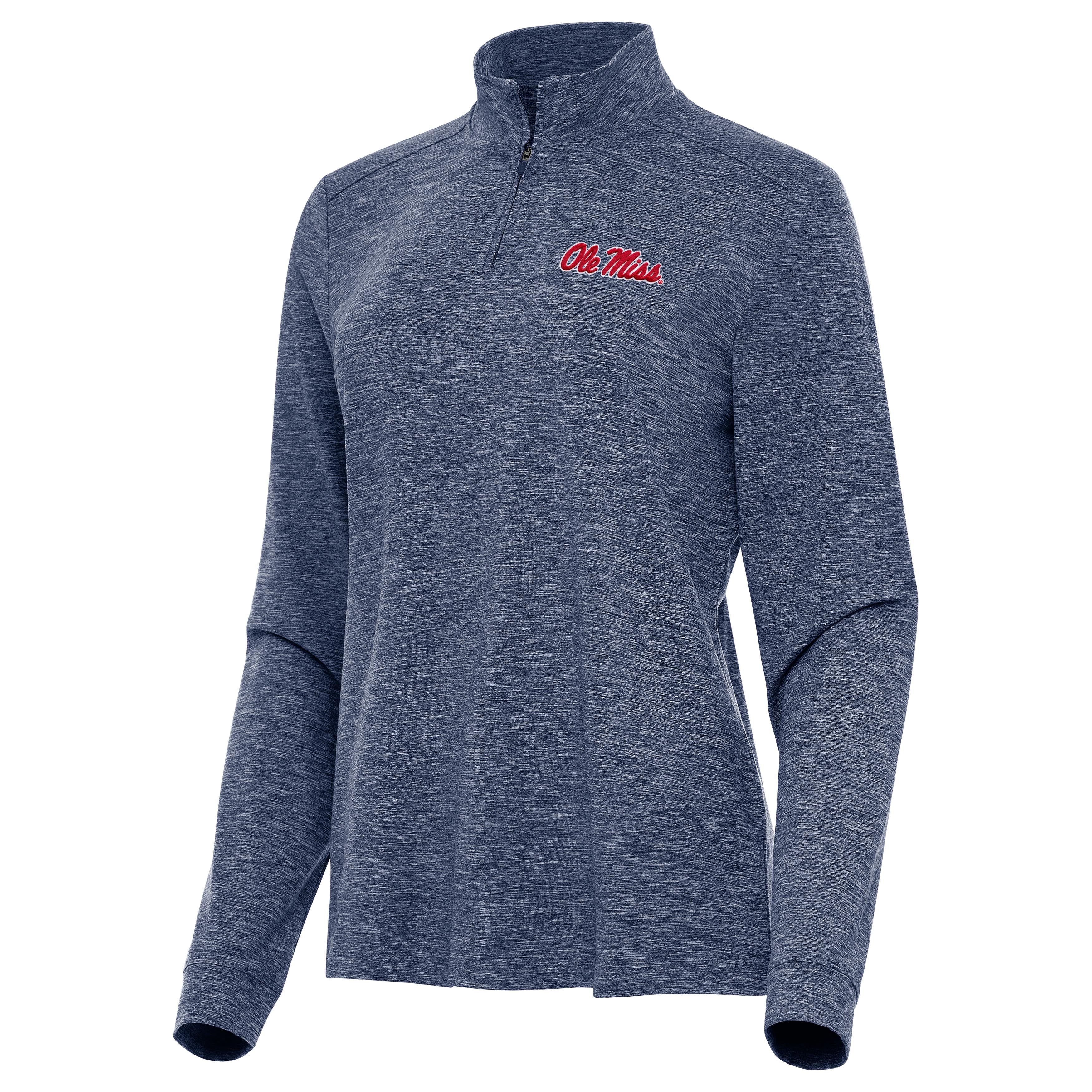 Ole Miss Rebels Womens Mentor Quarter Zip Pullover