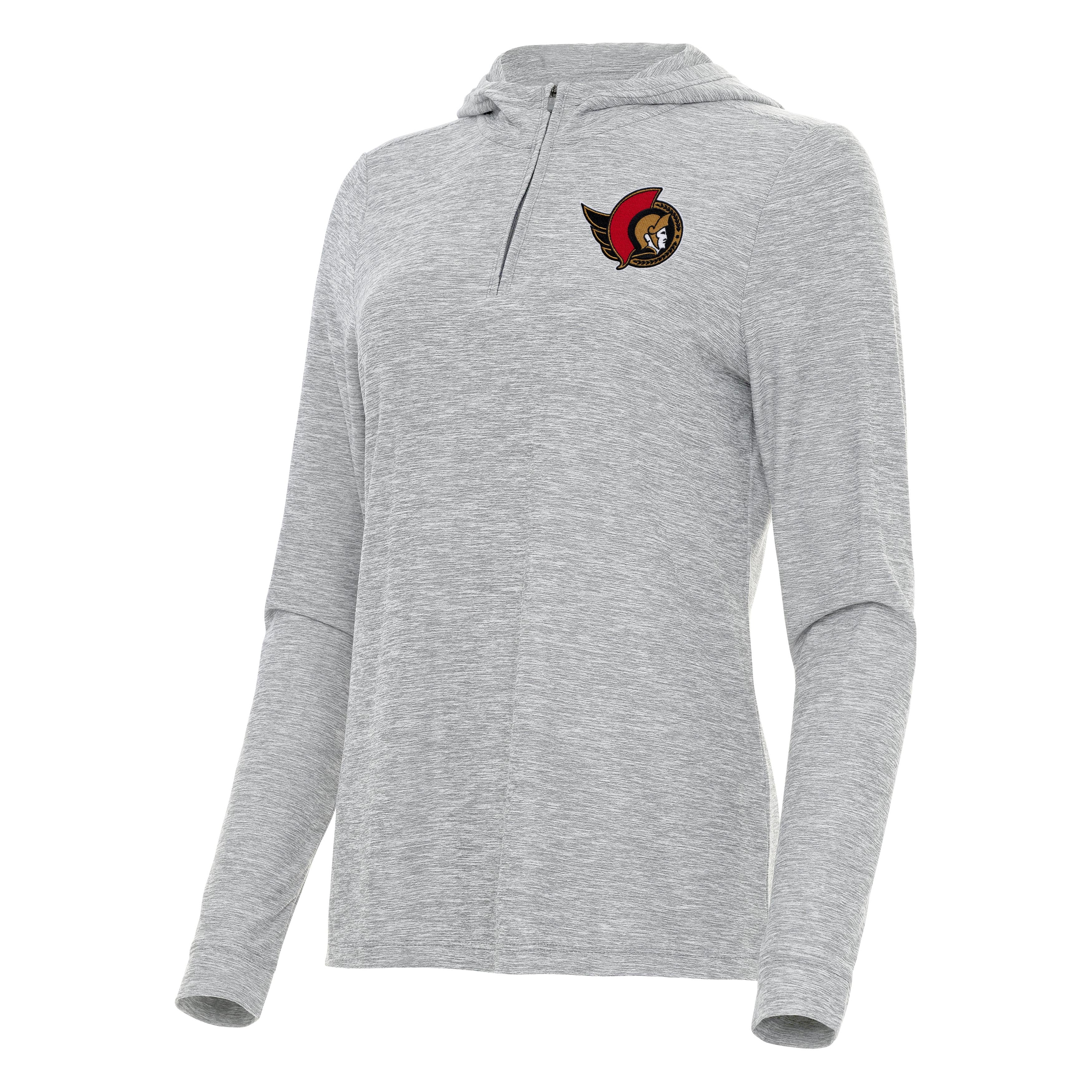 Ottawa Senators Womens Daybreak Quarter Zip Pullover Hood - Image 2