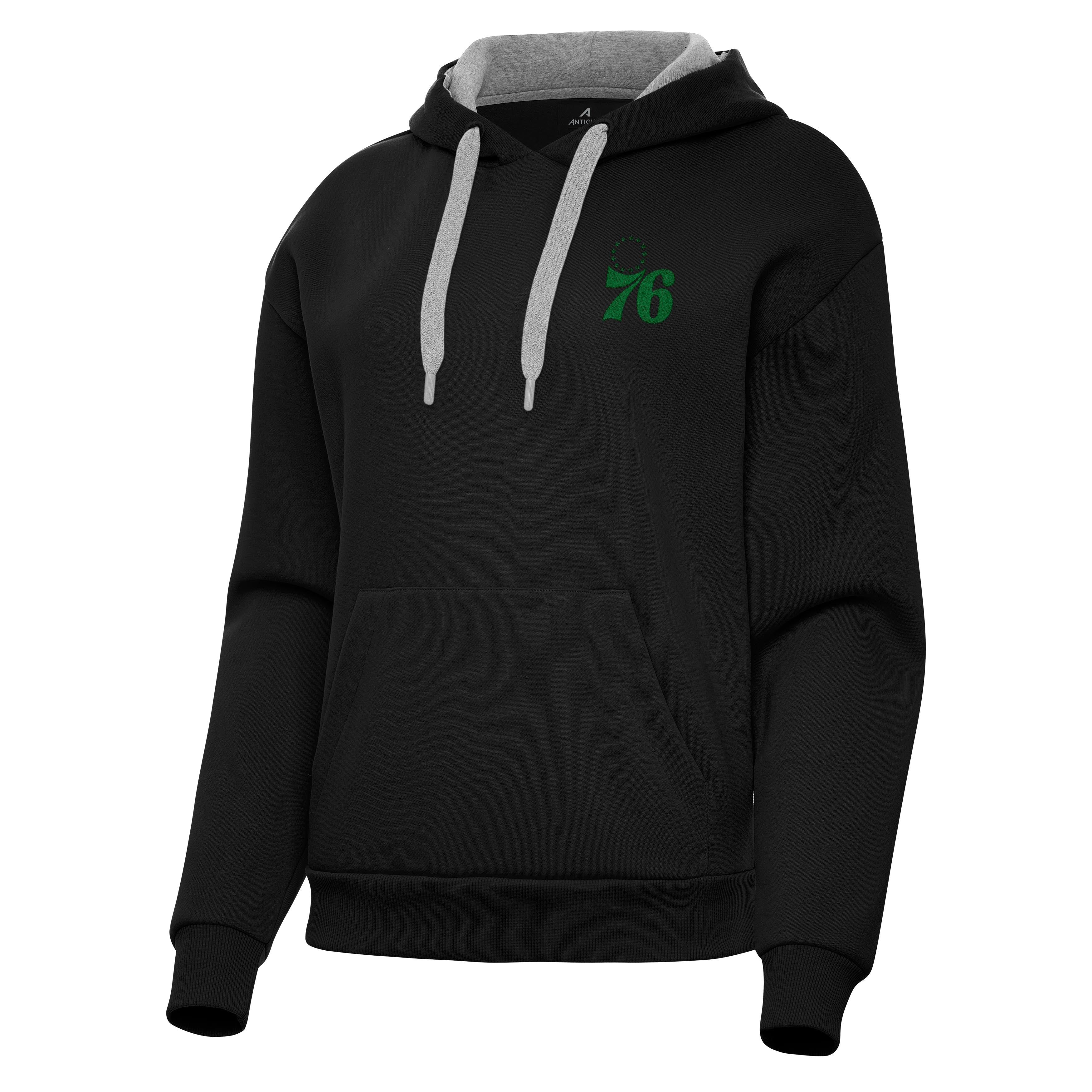Philadelphia 76ers Womens Victory St Patricks Day Pullover Hood - Image 3