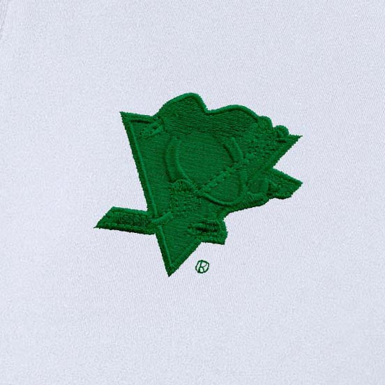 Pittsburgh Penguins Womens Intent St Patricks Day Quarter Zip Pullover - Image 4