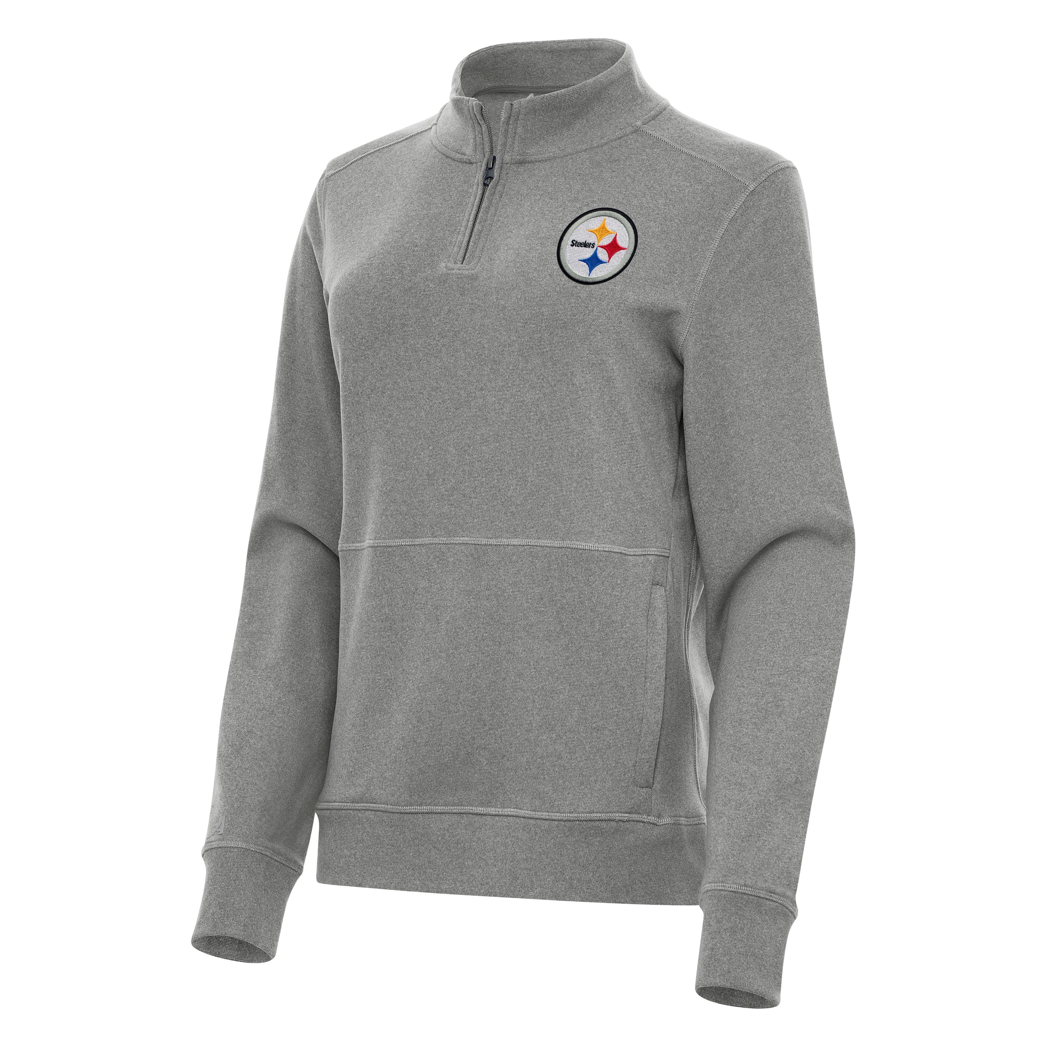 Pittsburgh Steelers Womens Crush Quarter Zip Pullover