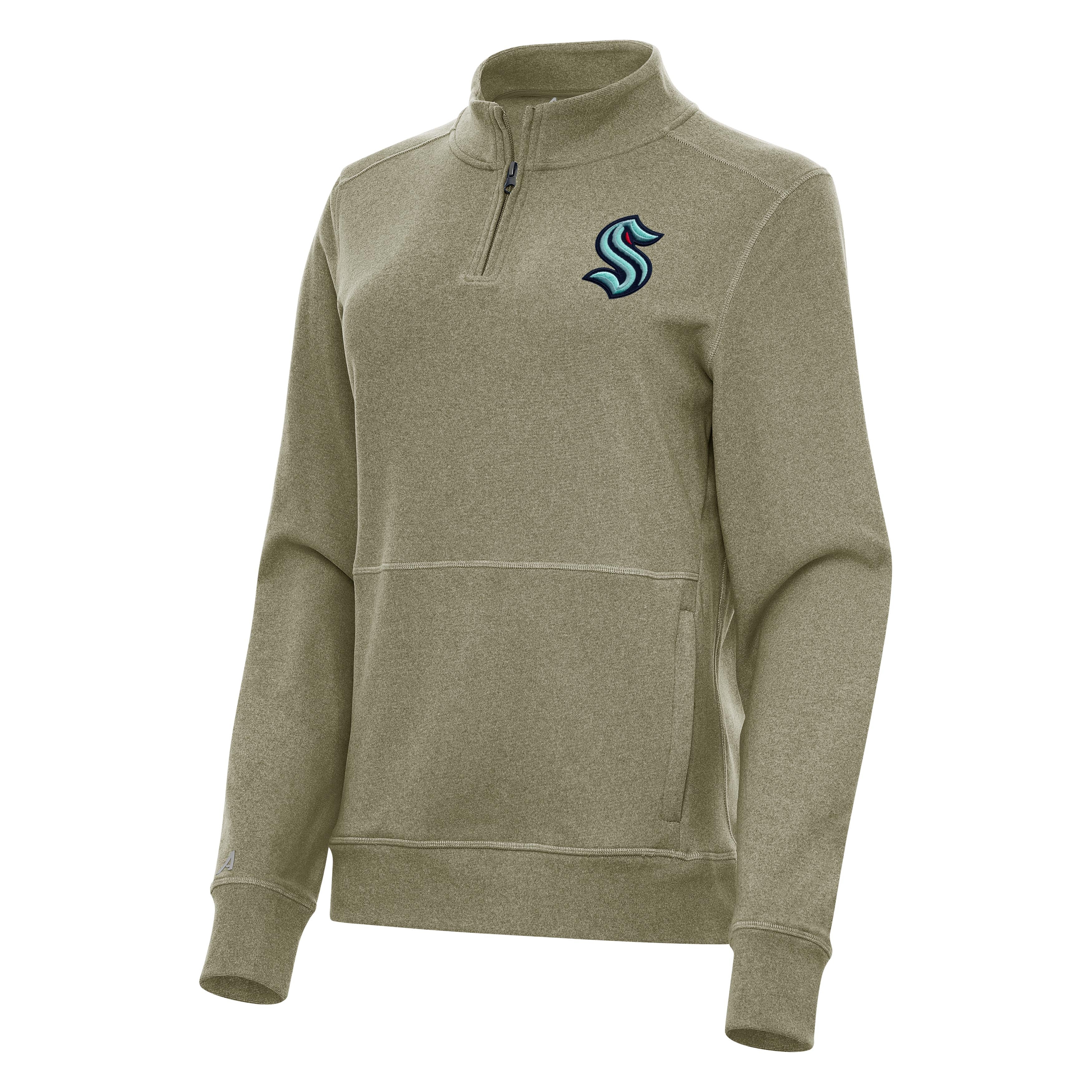 Seattle Kraken Womens Crush Quarter Zip Pullover - Image 4