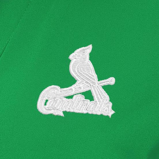 St Louis Cardinals Womens Era St Patricks Day White Logo Polo - Image 2