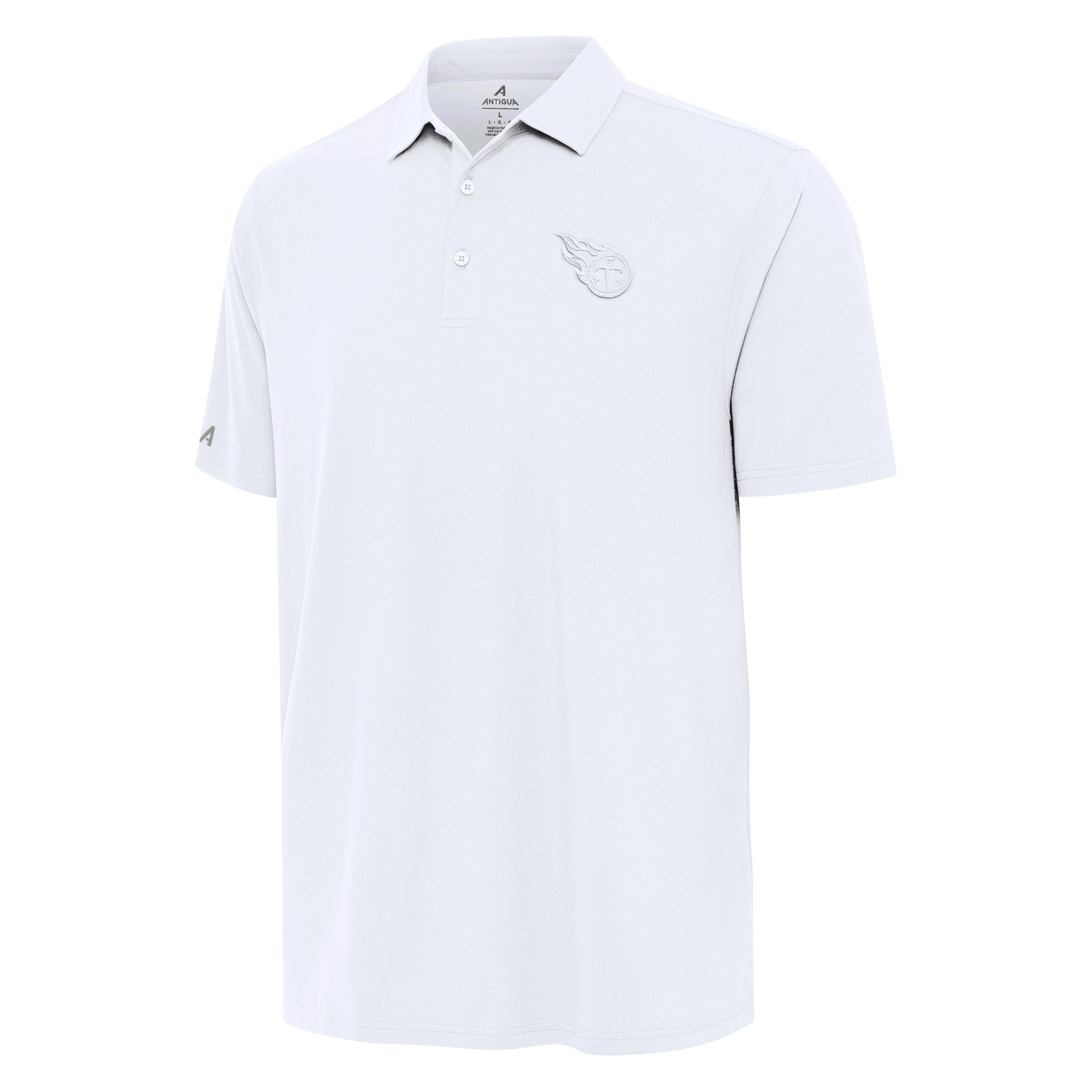 Tennessee Titans Era White Logo Polo