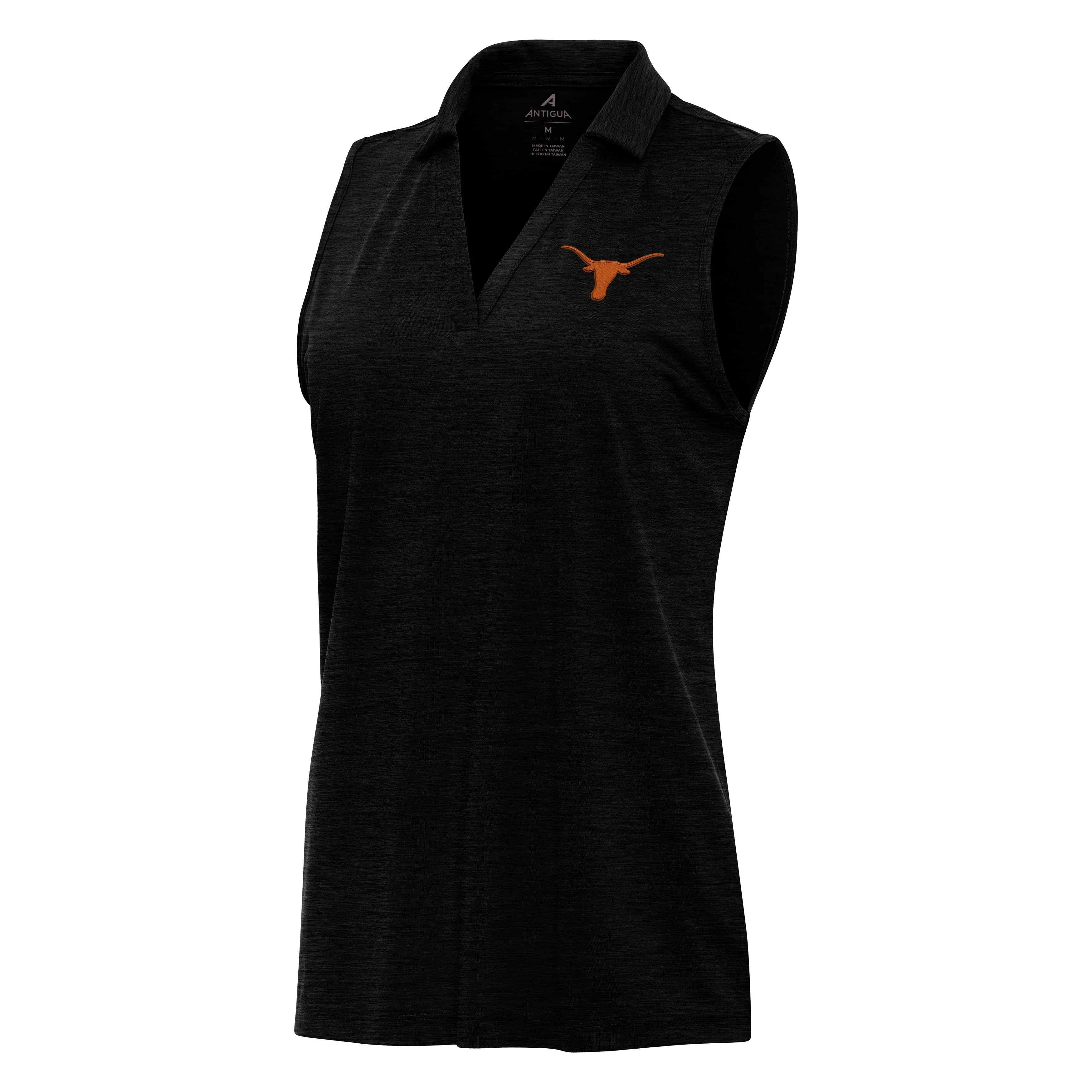 Texas Longhorns Womens Layout Sleeveless Polo