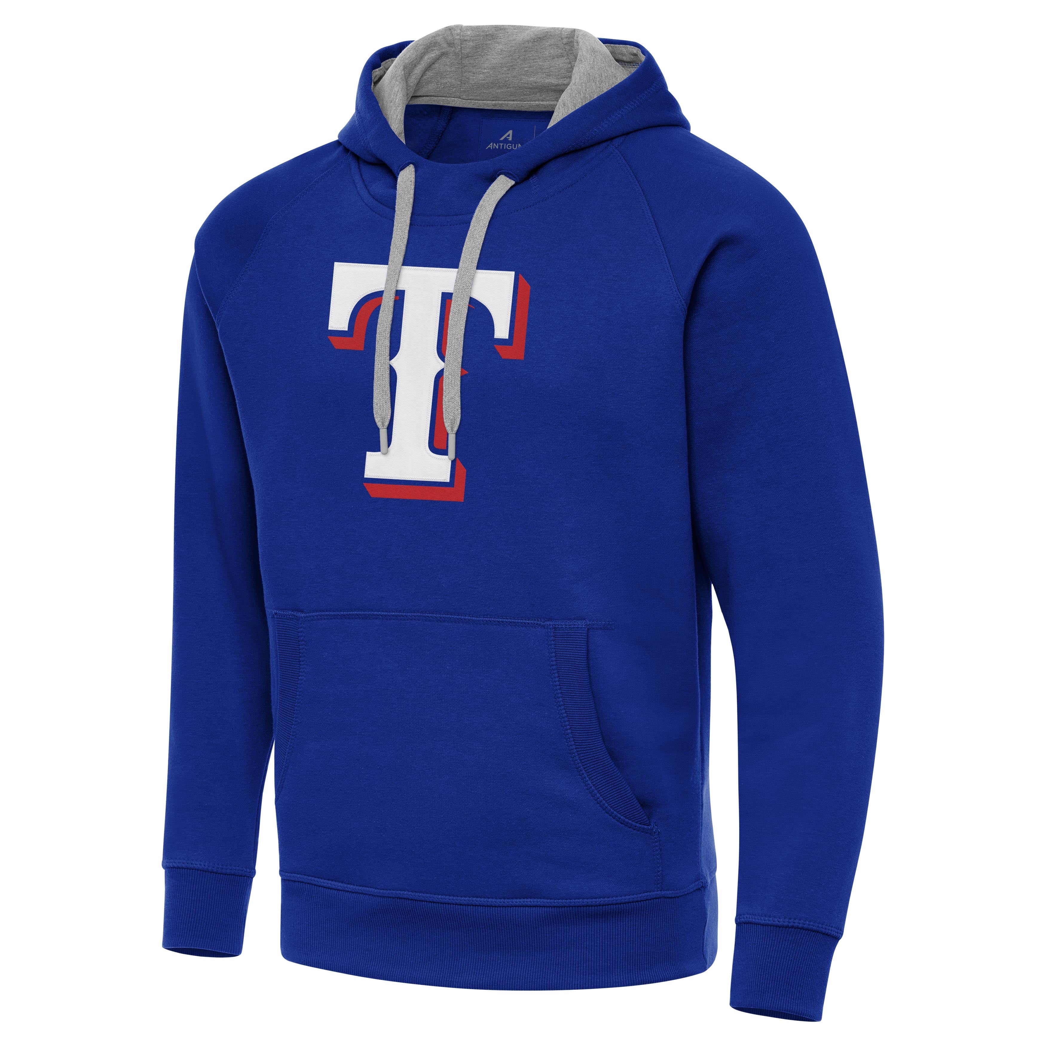 Texas Rangers Victory Full Front Logo Pullover Hood