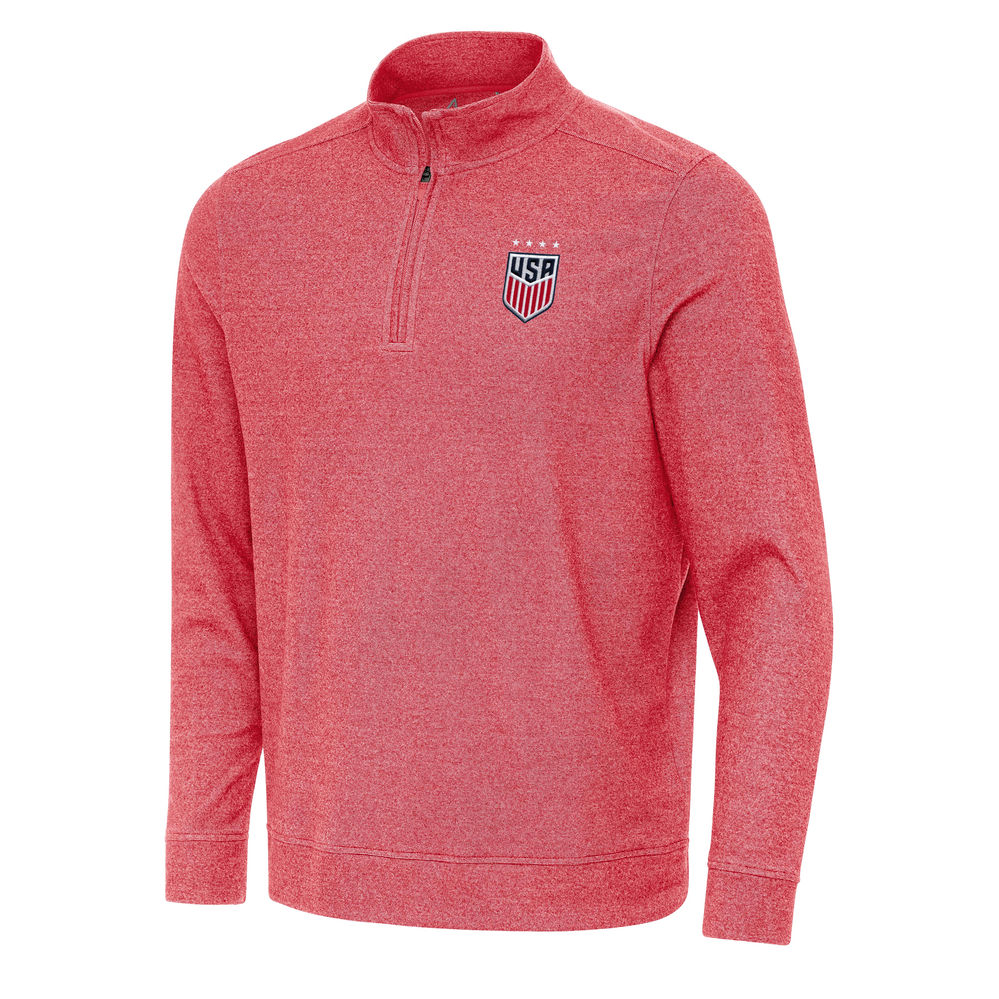 US Womens Soccer Subtle Quarter Zip Mock - Image 3