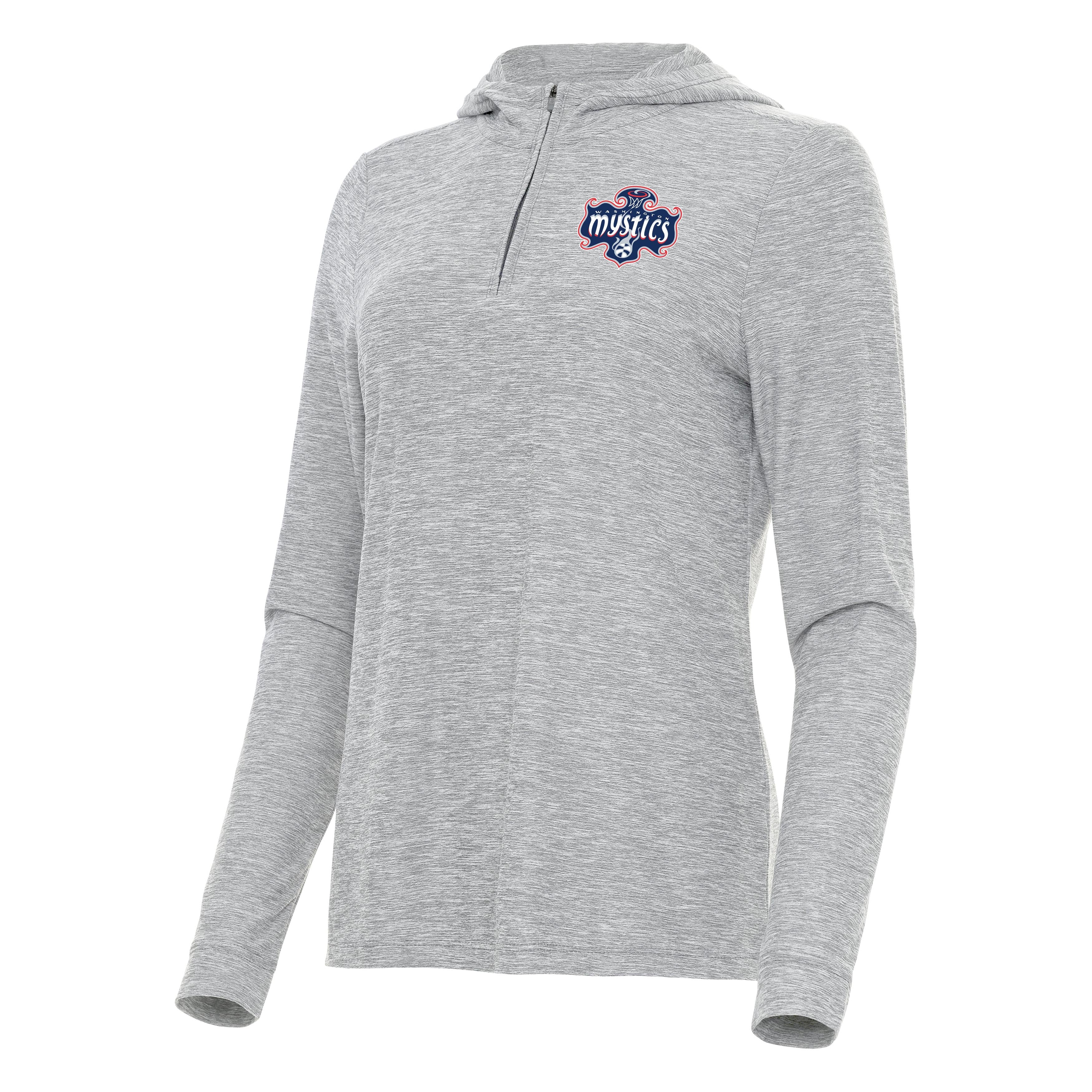 Washington Mystics Womens Daybreak Quarter Zip Pullover Hood