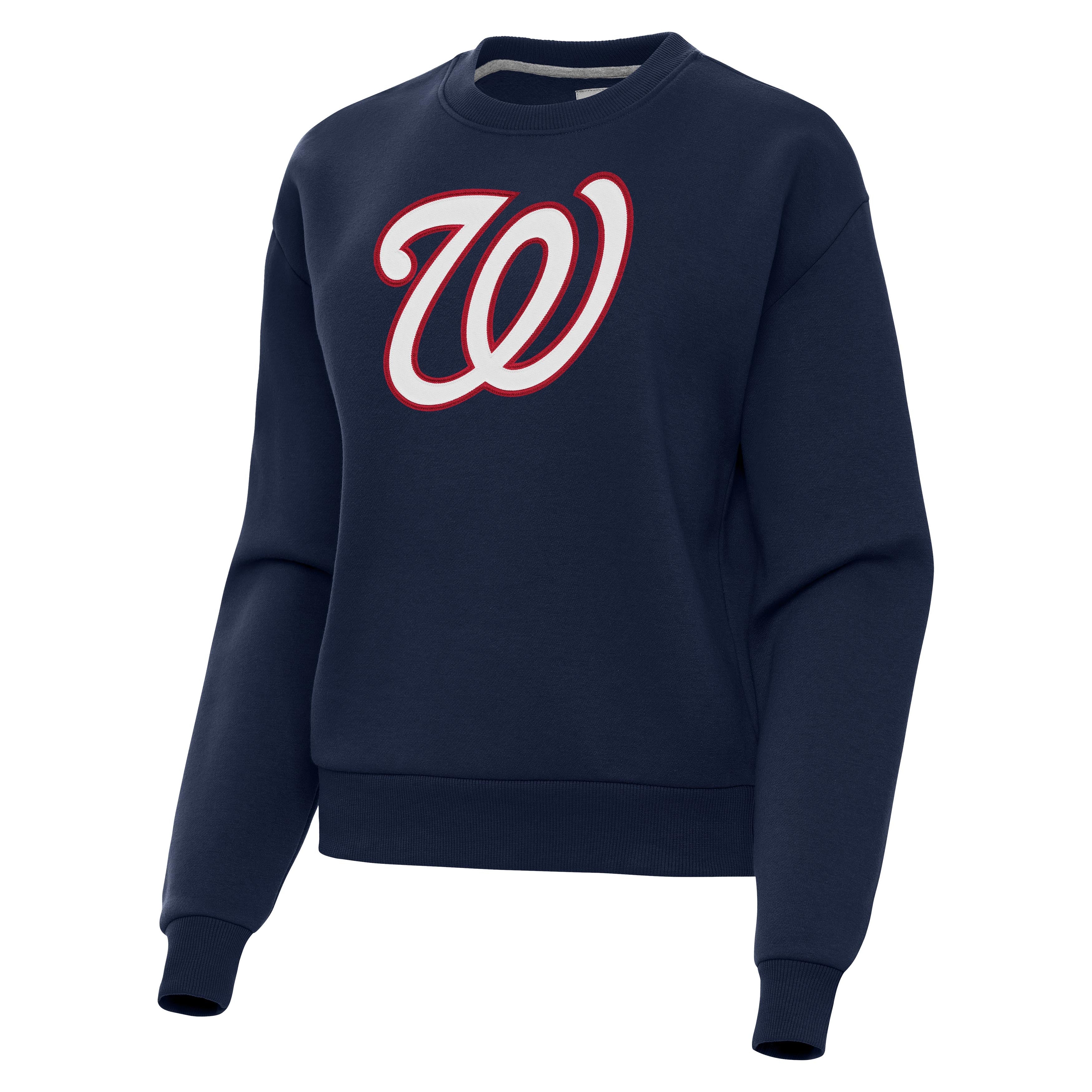 Washington Nationals Womens Victory Full Front Logo Crew