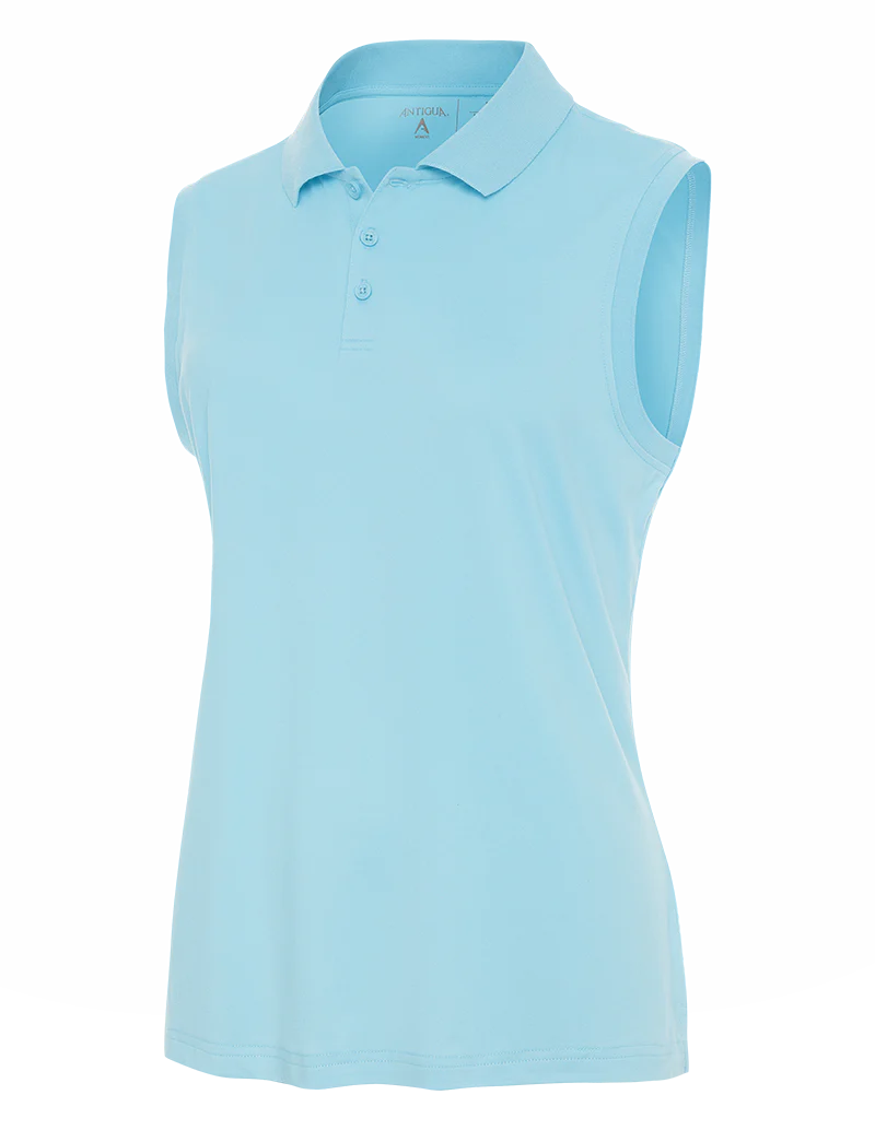 Womens Recap Sleeveless Polo - Image 4